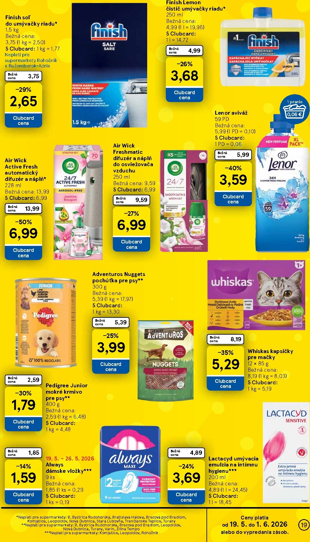 tesco - Nový Tesco supermarket leták od stredy, 20.05.2026 do utorka, 26.05.2026 - page: 19