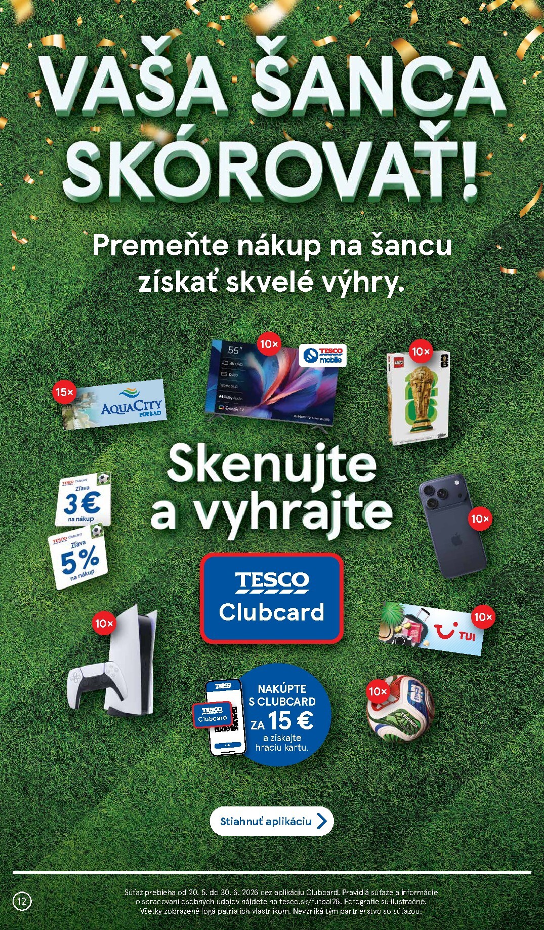tesco - Nový Tesco supermarket leták od stredy, 20.05.2026 do utorka, 26.05.2026 - page: 12