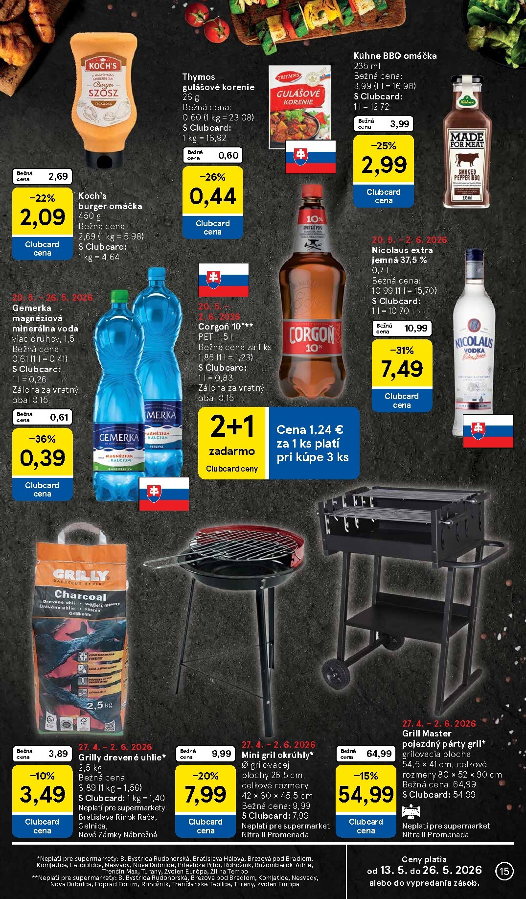 tesco - Nový Tesco supermarket leták od stredy, 20.05.2026 do utorka, 26.05.2026 - page: 15