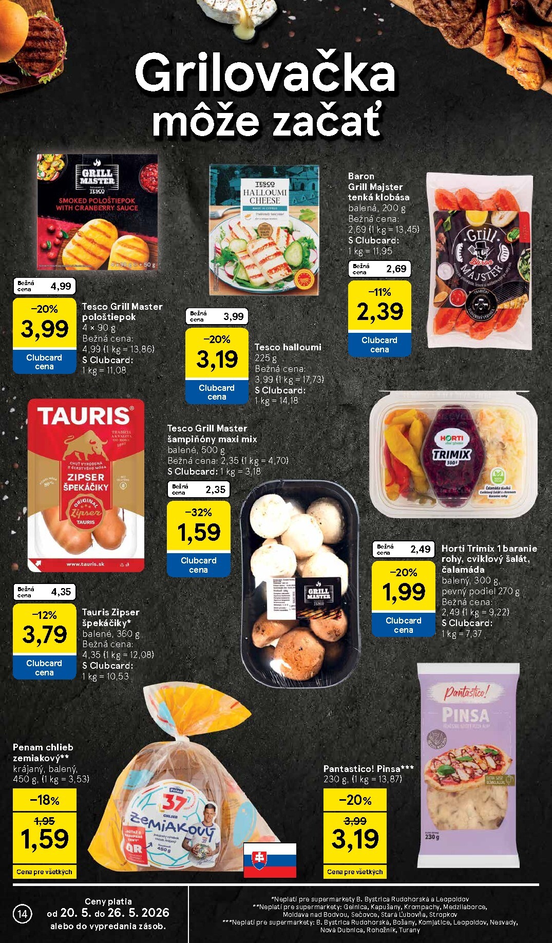 tesco - Nový Tesco supermarket leták od stredy, 20.05.2026 do utorka, 26.05.2026 - page: 14