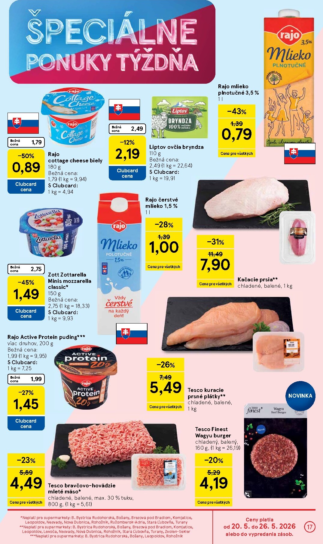 tesco - Nový Tesco supermarket leták od stredy, 20.05.2026 do utorka, 26.05.2026 - page: 17