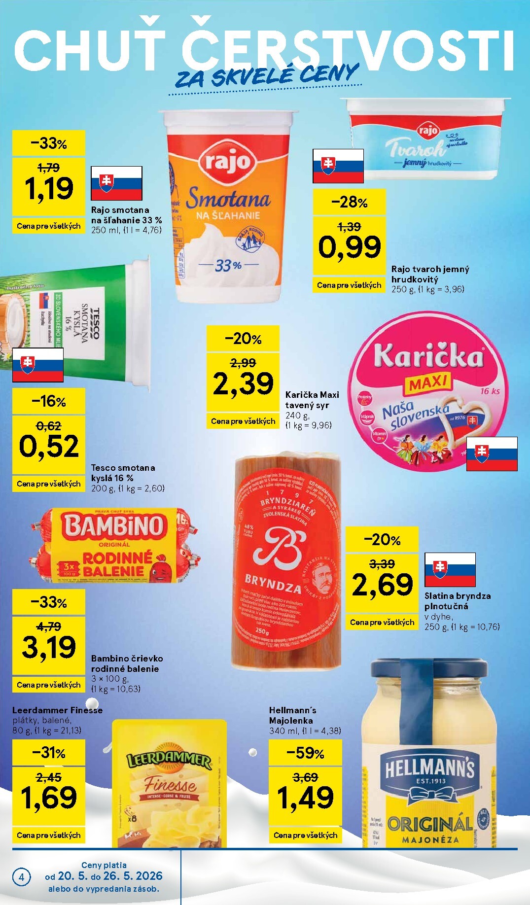 tesco - Nový Tesco leták od stredy, 20.05.2026 do utorka, 26.05.2026 - page: 4