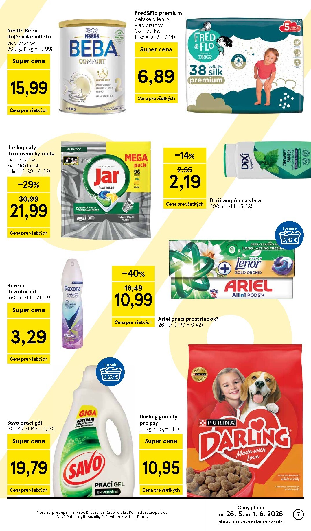 tesco - Nový Tesco supermarket leták od stredy, 27.05.2026 do utorka, 02.06.2026 - page: 7