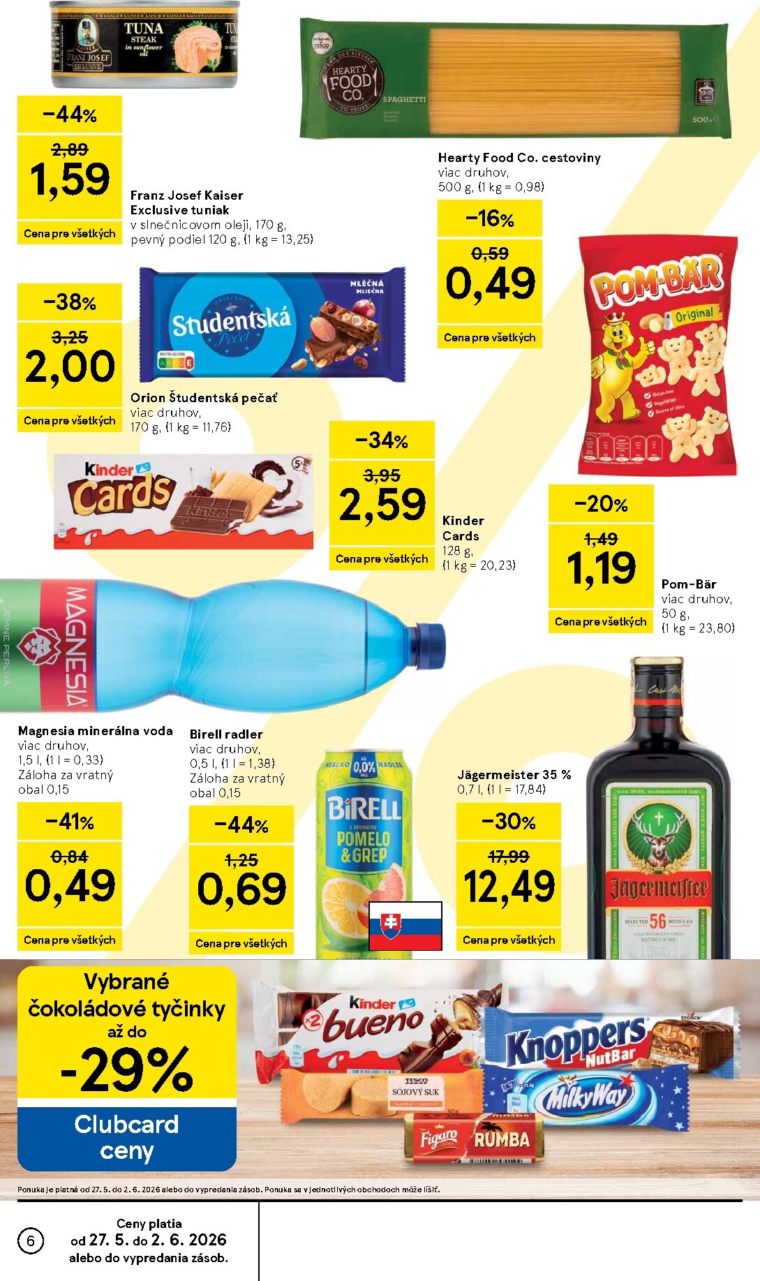 tesco - Nový Tesco supermarket leták od stredy, 27.05.2026 do utorka, 02.06.2026 - page: 6