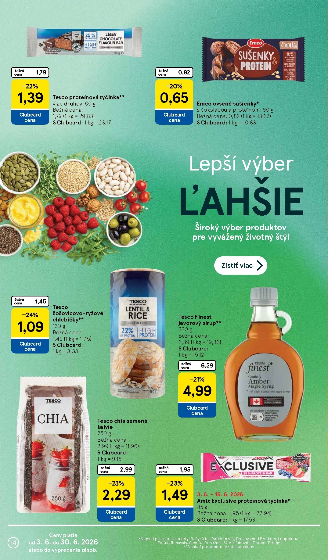 tesco - Nový Tesco supermarket leták od stredy, 03.06.2026 do utorka, 09.06.2026 - page: 14