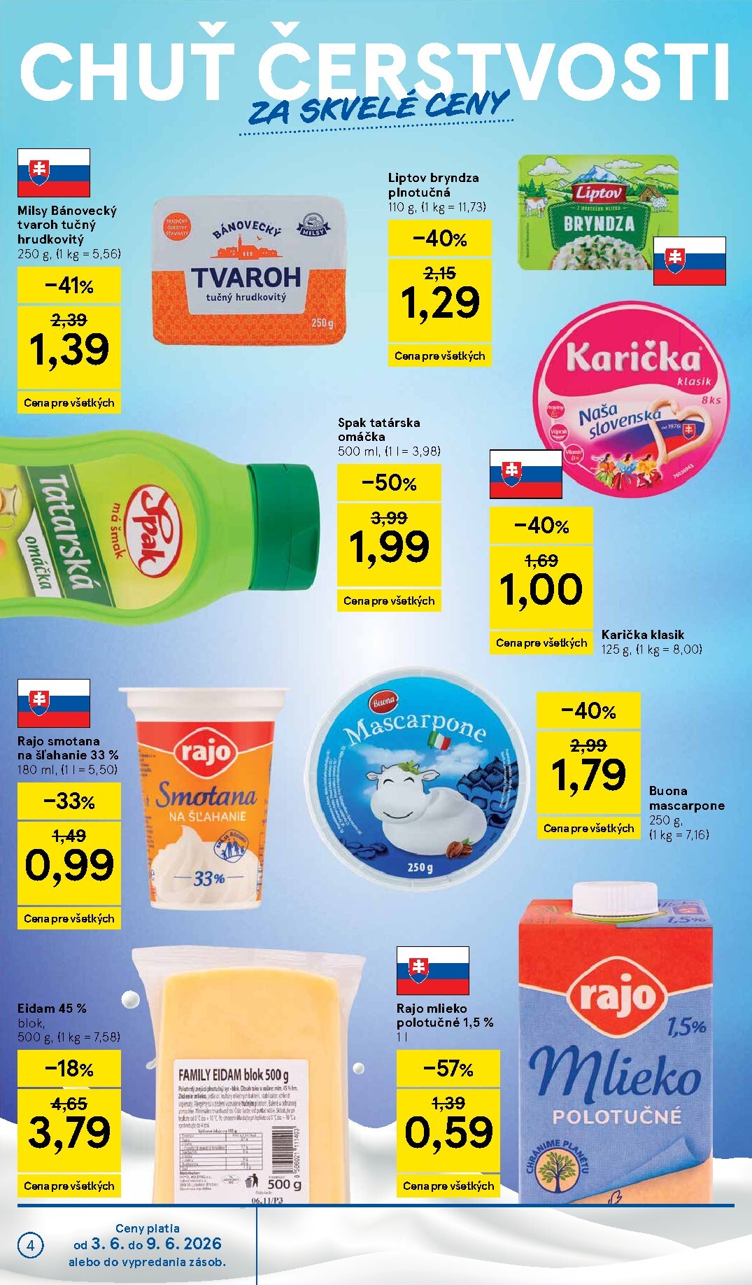 tesco - Nový Tesco supermarket leták od stredy, 03.06.2026 do utorka, 09.06.2026 - page: 4