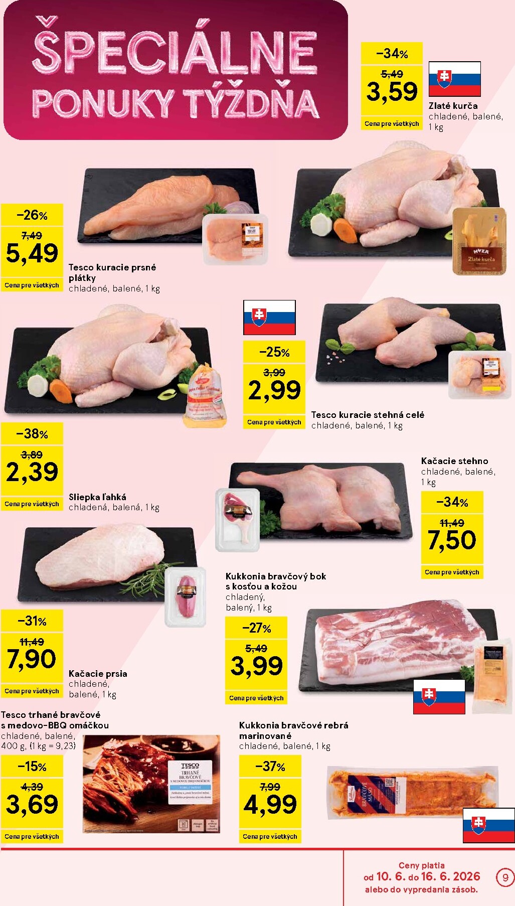 tesco - Nový Tesco leták od stredy, 10.06.2026 do utorka, 16.06.2026 - page: 9