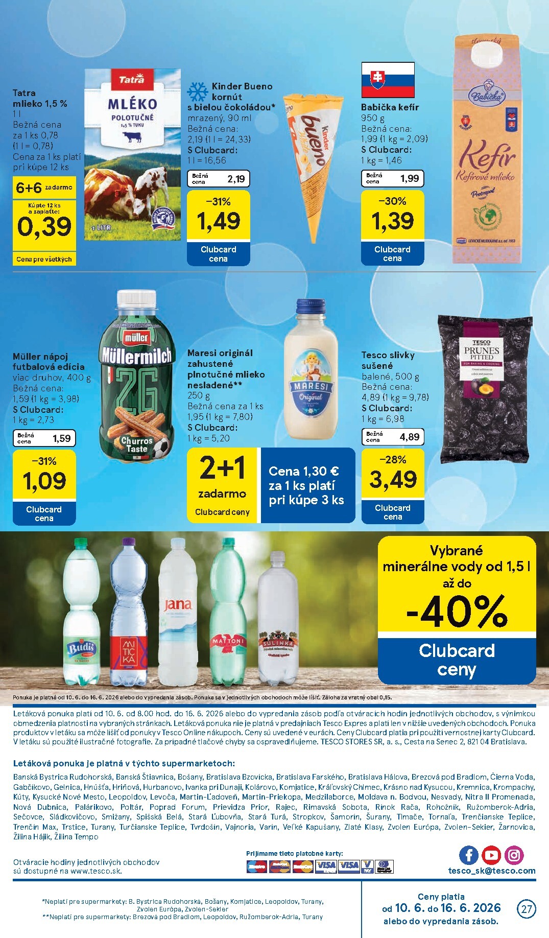 tesco - Nový Tesco supermarket leták od stredy, 10.06.2026 do utorka, 16.06.2026 - page: 27