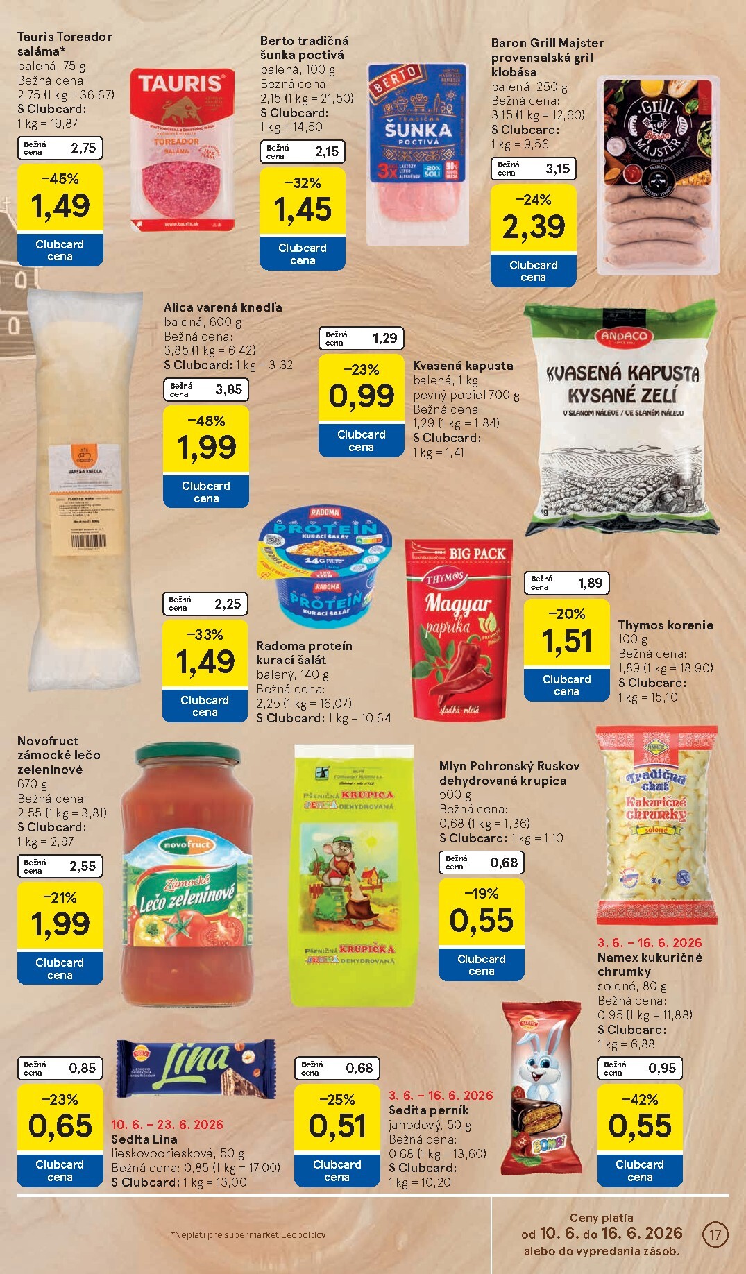 tesco - Nový Tesco supermarket leták od stredy, 10.06.2026 do utorka, 16.06.2026 - page: 17
