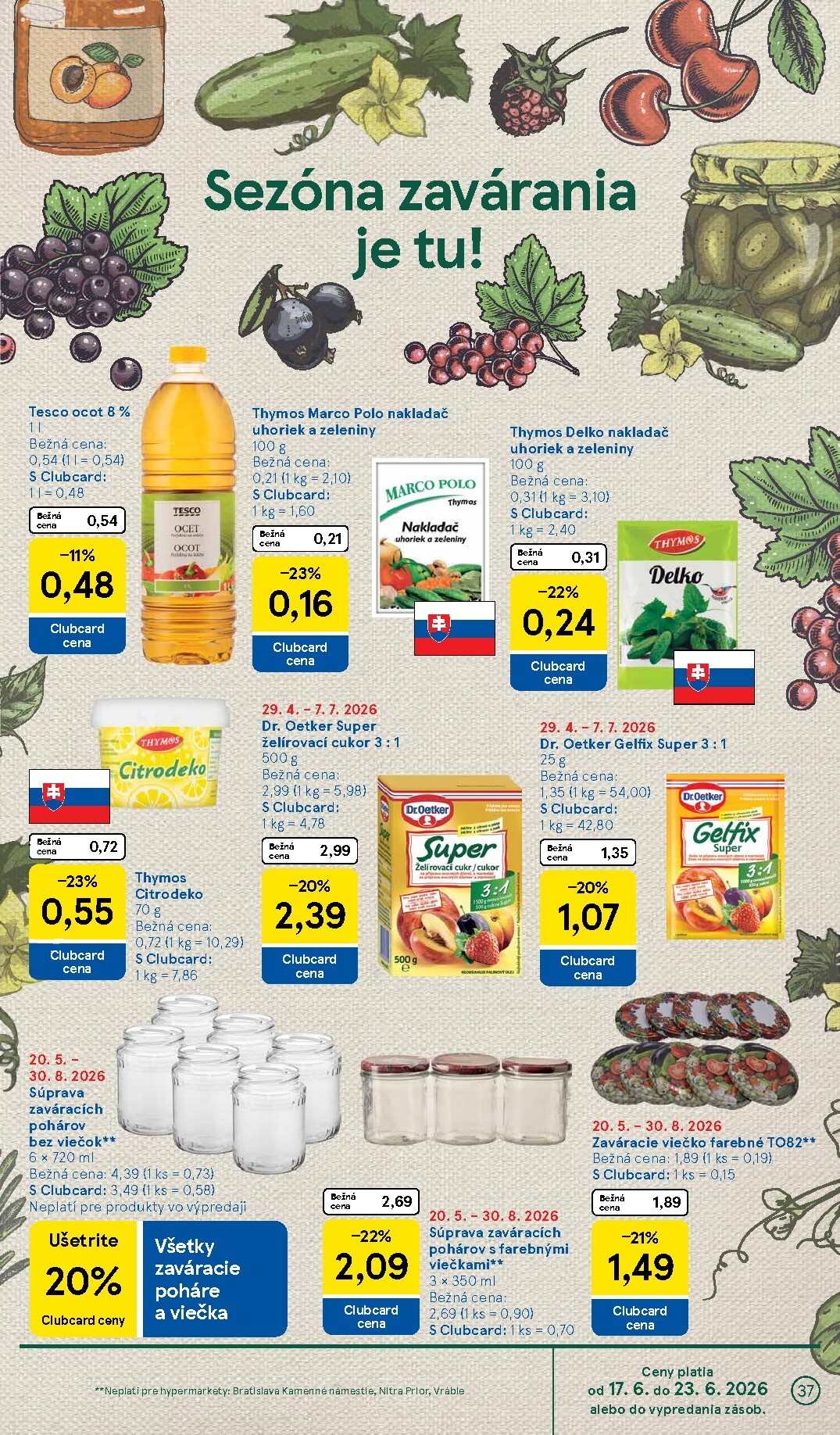 tesco - Nový Tesco leták od stredy, 17.06.2026 do utorka, 23.06.2026 - page: 37