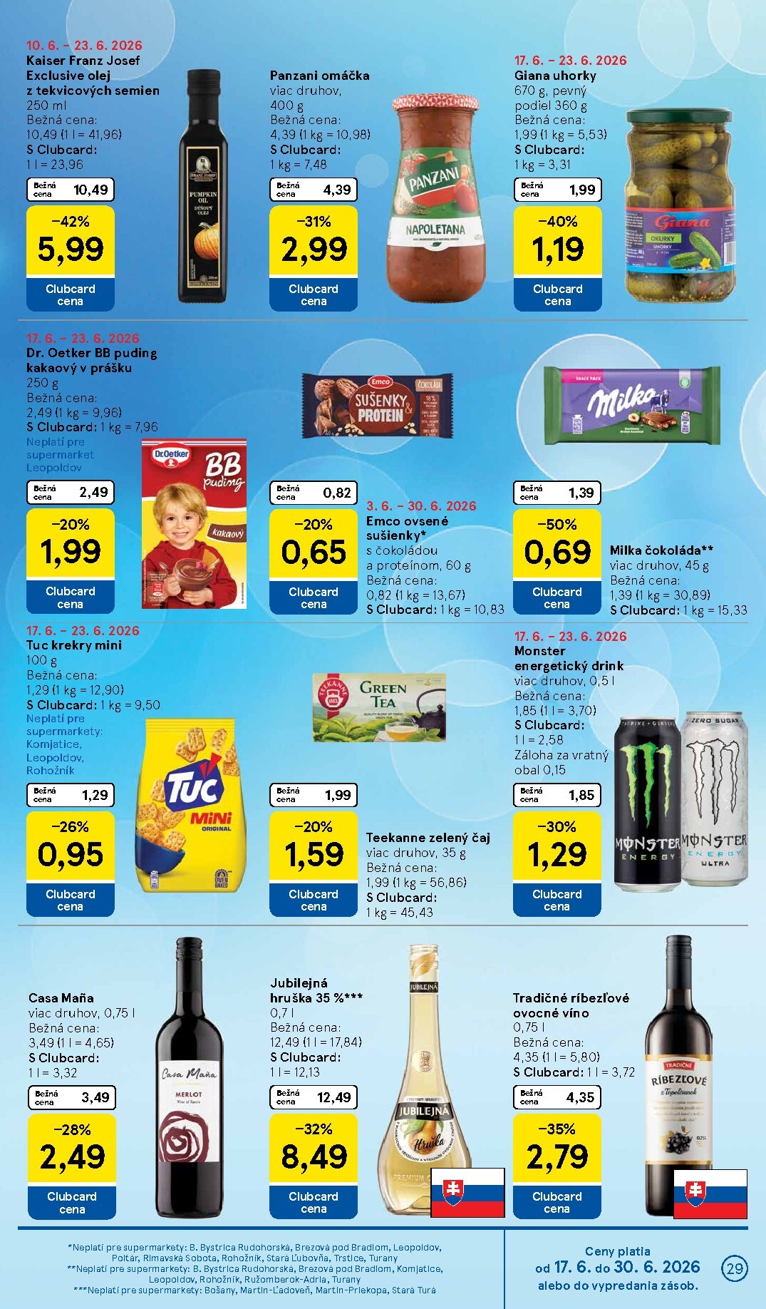 tesco - Nový Tesco supermarket leták od stredy, 17.06.2026 do utorka, 23.06.2026 - page: 29