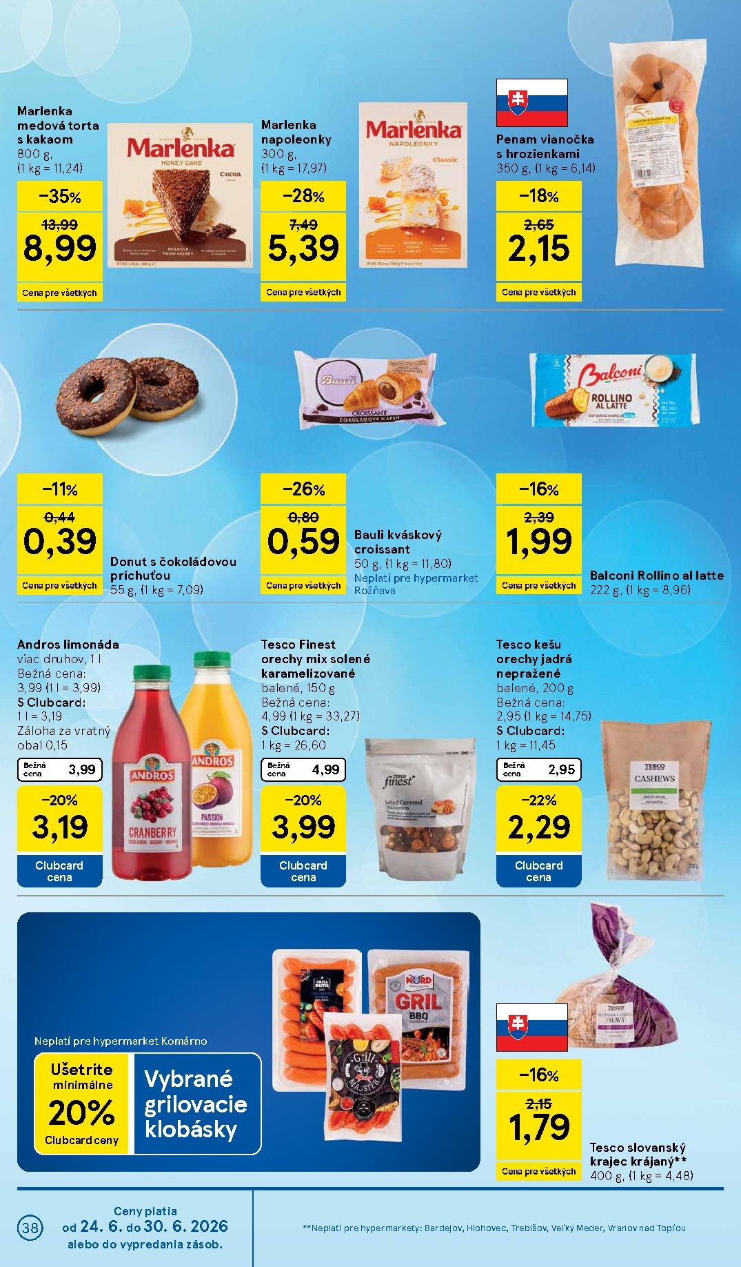 tesco - Nový Tesco leták od stredy, 24.06.2026 do utorka, 30.06.2026 - page: 38