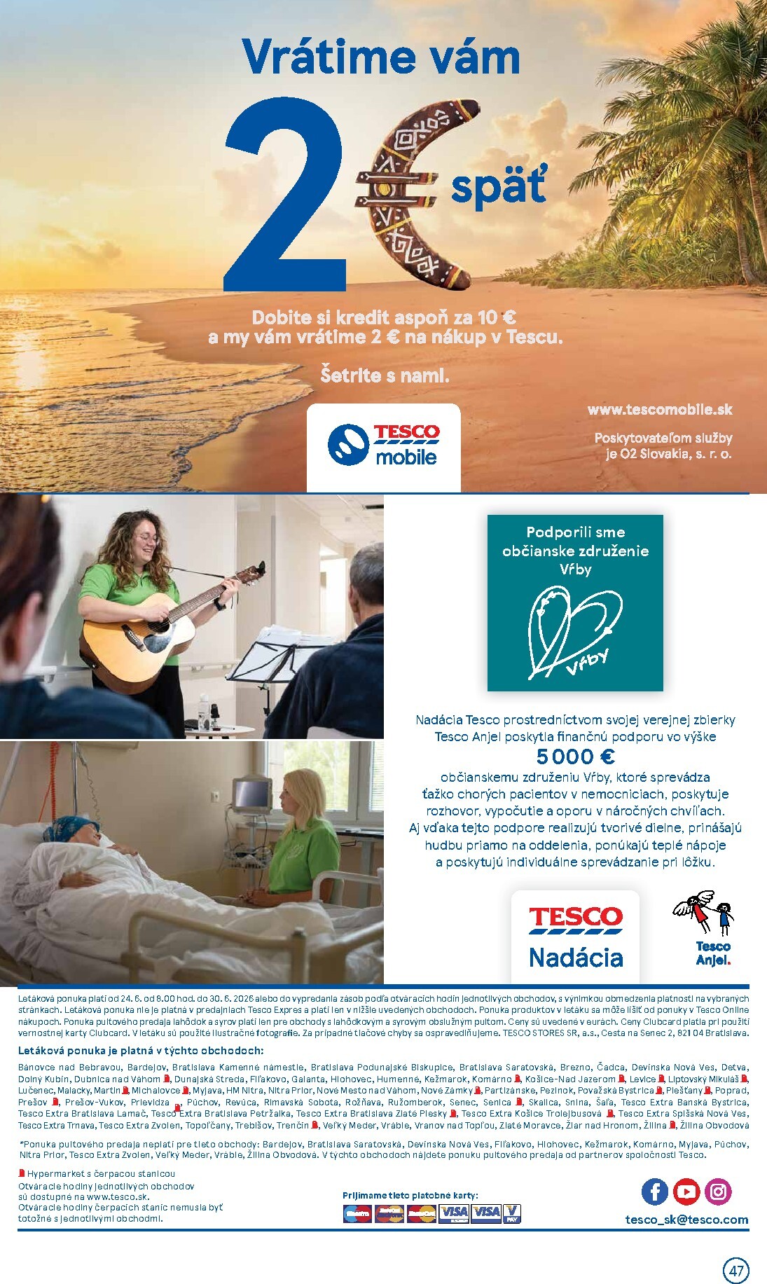 tesco - Nový Tesco leták od stredy, 24.06.2026 do utorka, 30.06.2026 - page: 47