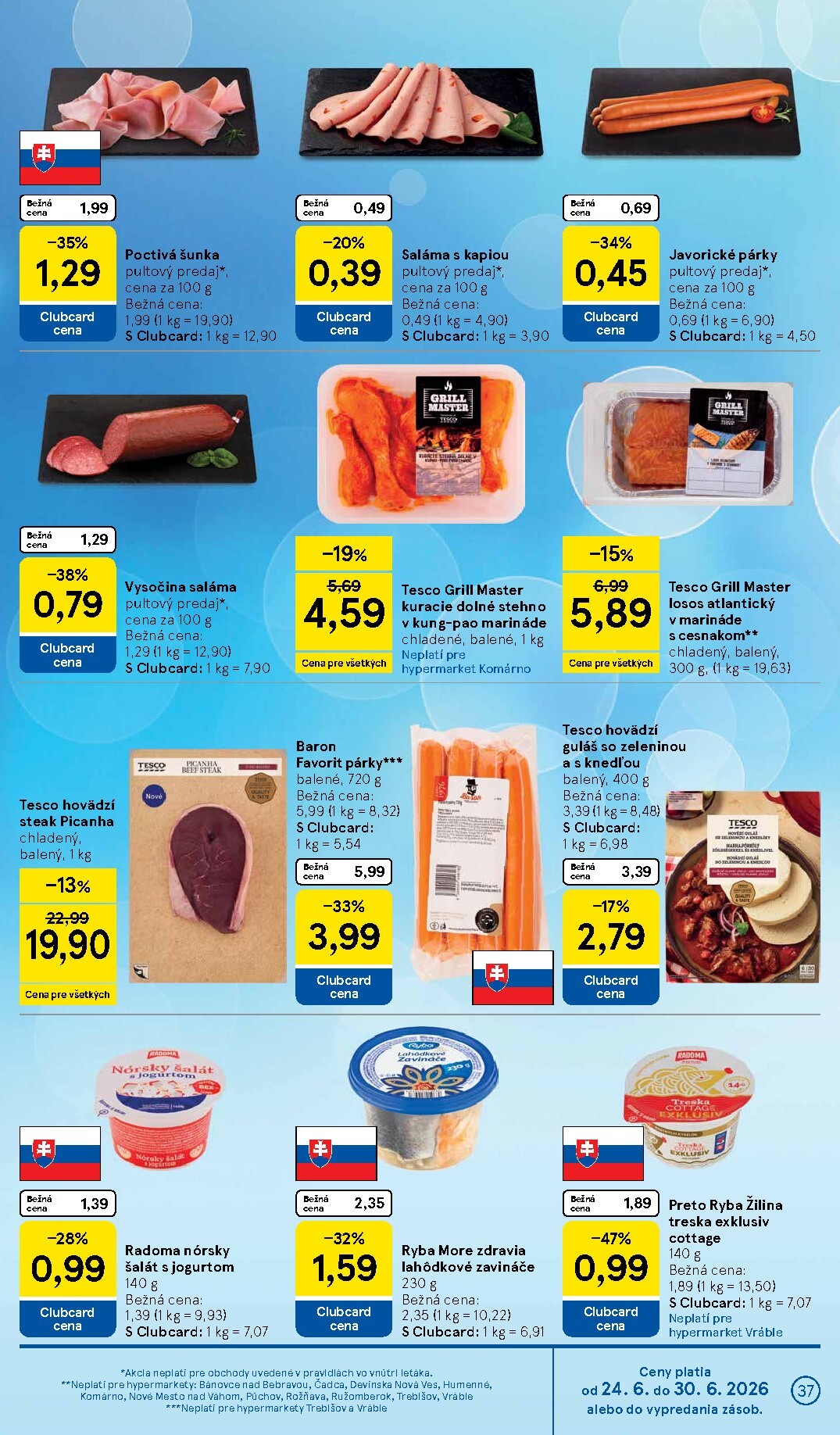 tesco - Nový Tesco leták od stredy, 24.06.2026 do utorka, 30.06.2026 - page: 37