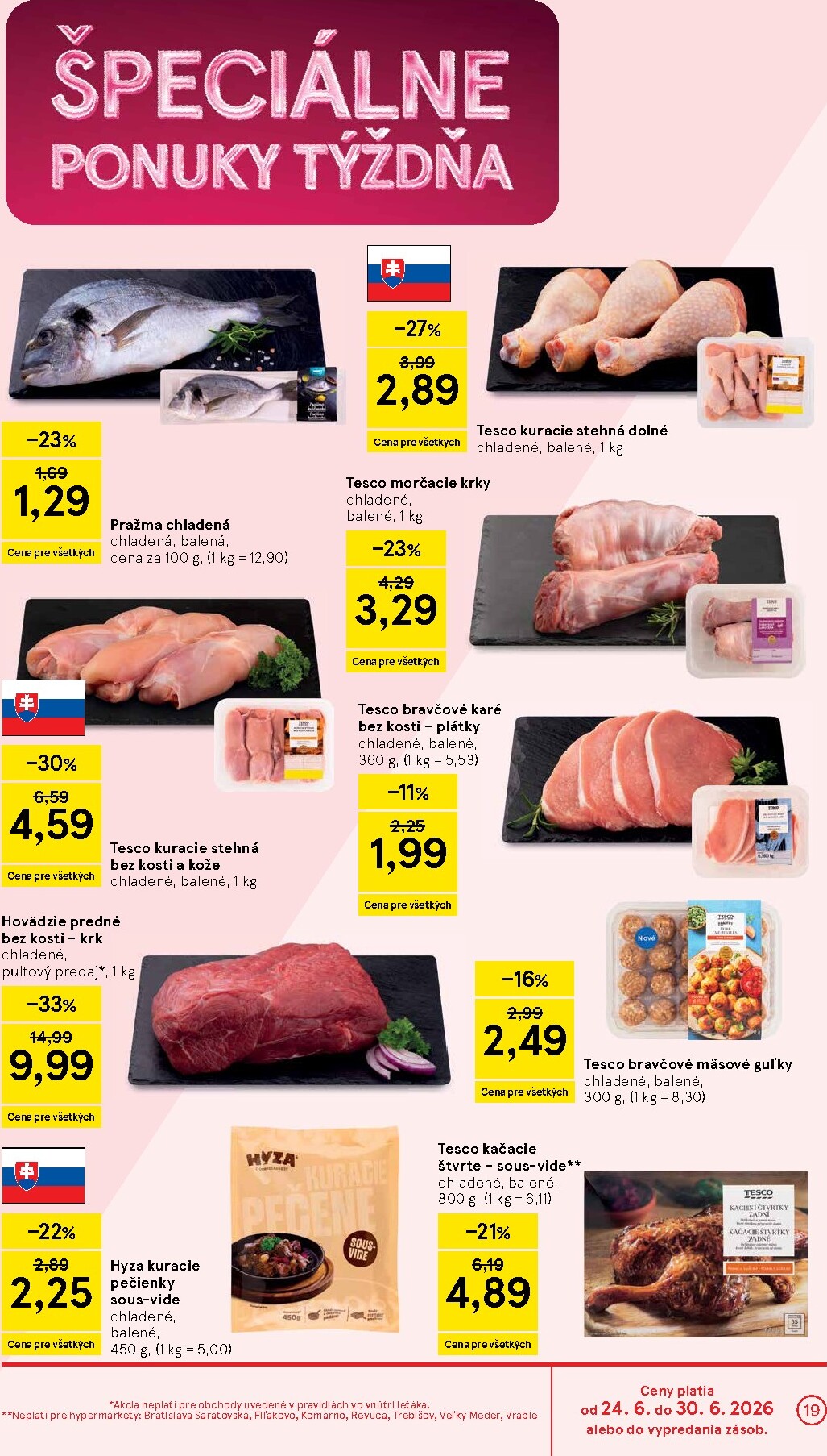 tesco - Nový Tesco leták od stredy, 24.06.2026 do utorka, 30.06.2026 - page: 19