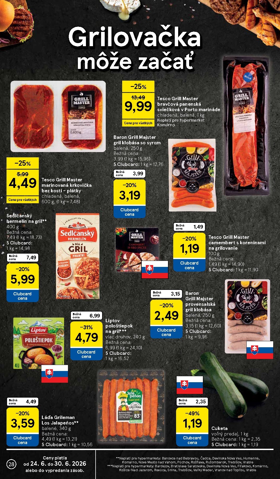 tesco - Nový Tesco leták od stredy, 24.06.2026 do utorka, 30.06.2026 - page: 28