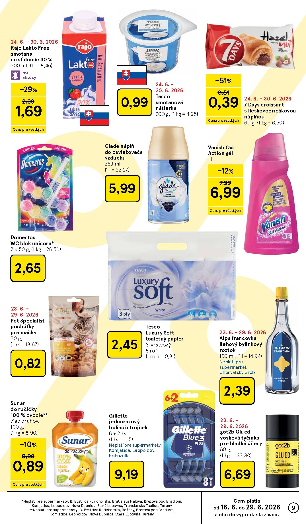 tesco - Nový Tesco supermarket leták od stredy, 24.06.2026 do utorka, 30.06.2026 - page: 9