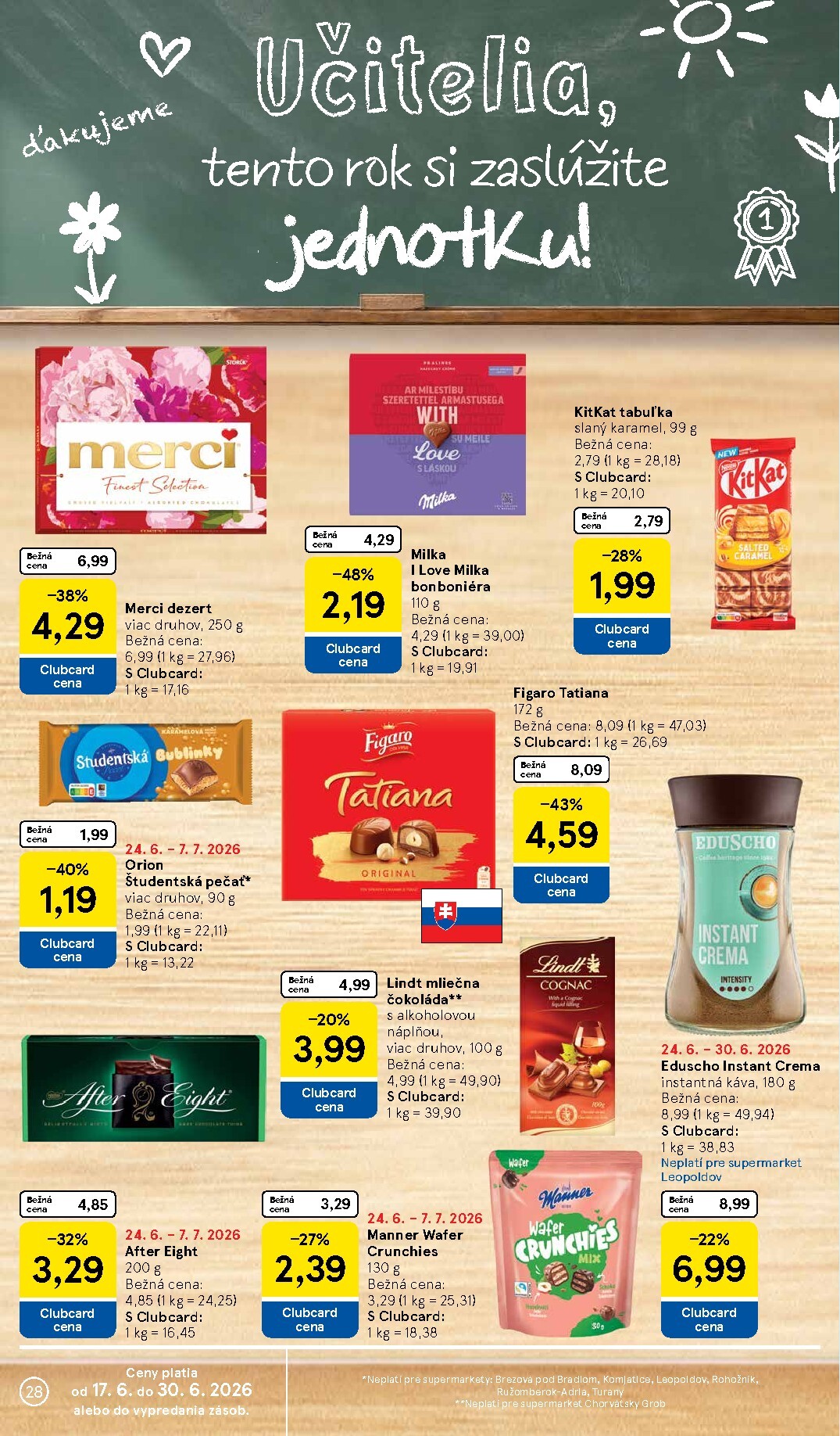 tesco - Nový Tesco supermarket leták od stredy, 24.06.2026 do utorka, 30.06.2026 - page: 28
