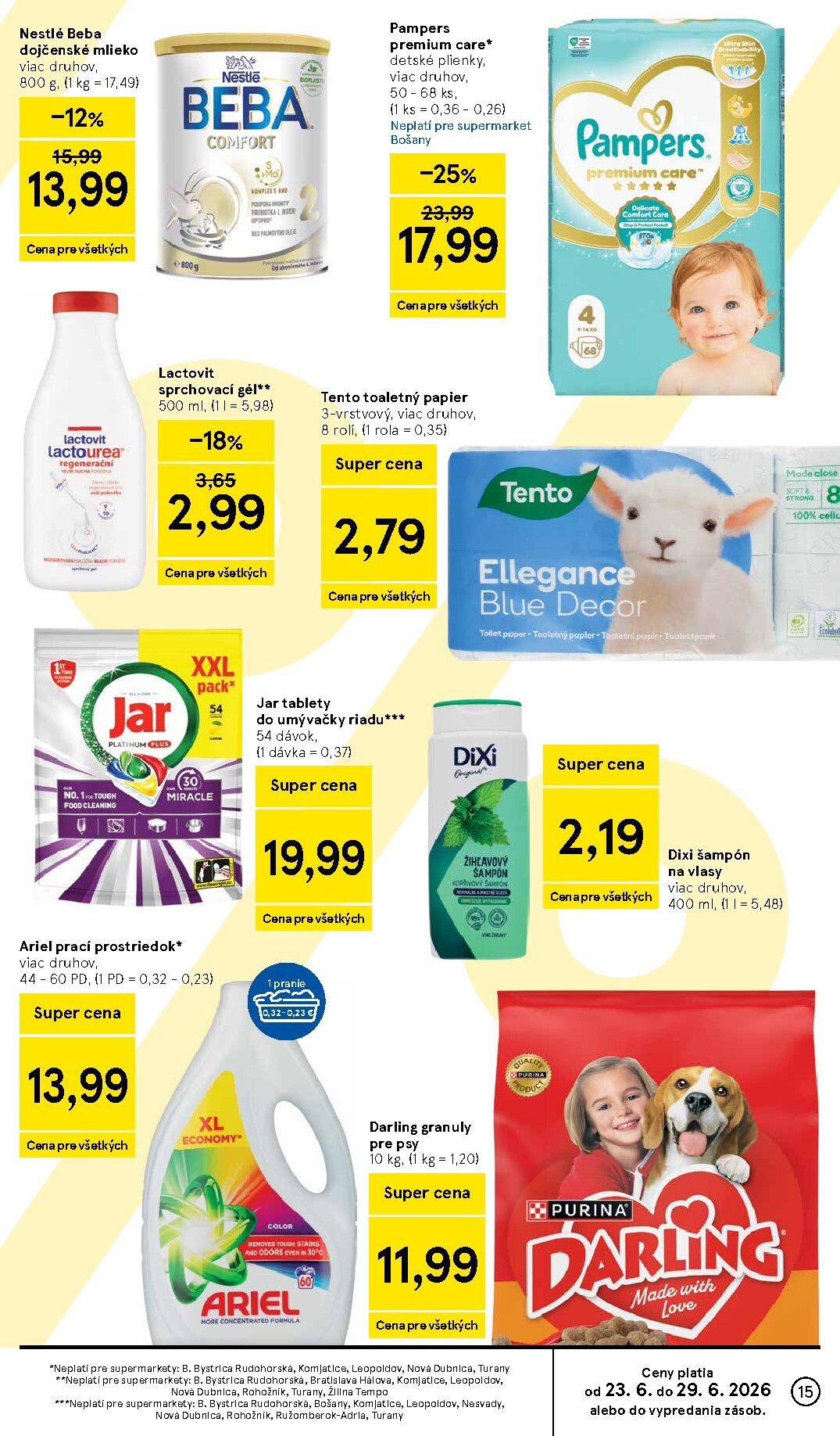 tesco - Nový Tesco supermarket leták od stredy, 24.06.2026 do utorka, 30.06.2026 - page: 15