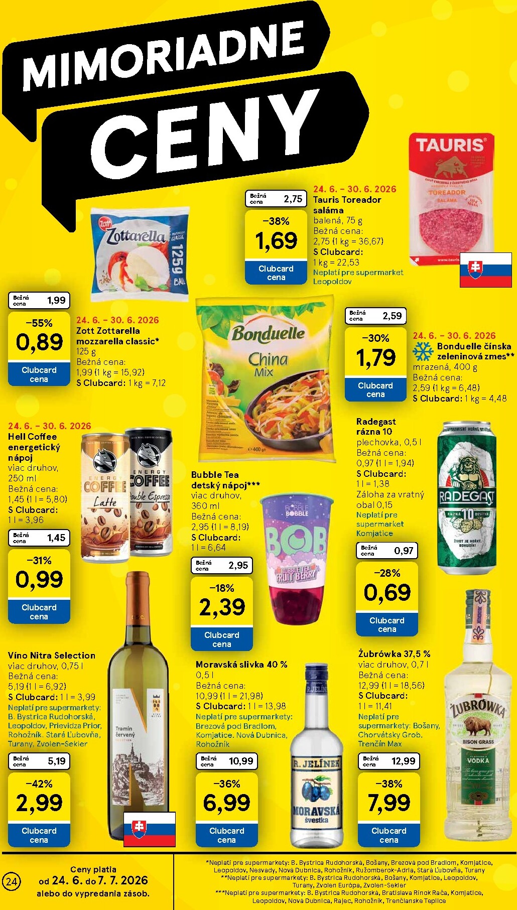 tesco - Nový Tesco supermarket leták od stredy, 24.06.2026 do utorka, 30.06.2026 - page: 24