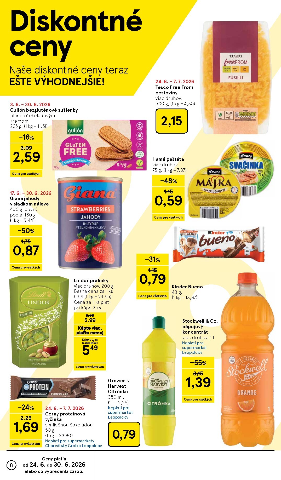 tesco - Nový Tesco supermarket leták od stredy, 24.06.2026 do utorka, 30.06.2026 - page: 8