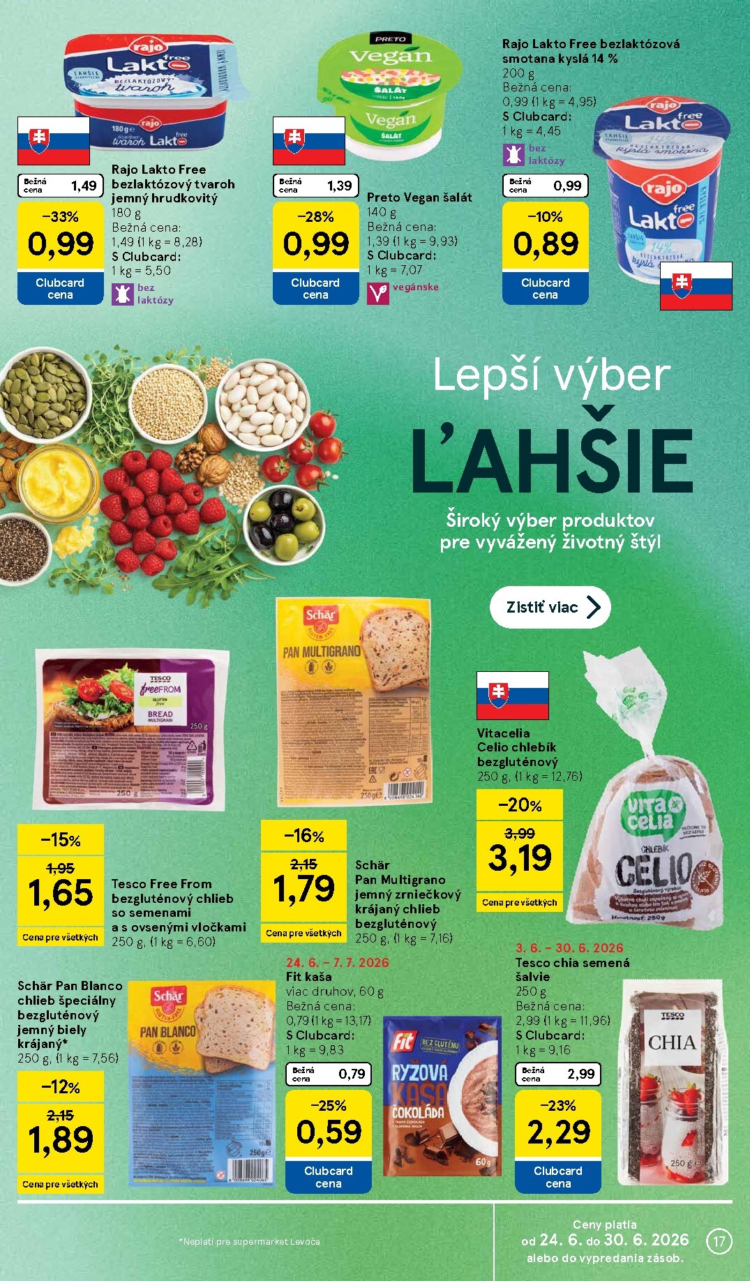 tesco - Nový Tesco supermarket leták od stredy, 24.06.2026 do utorka, 30.06.2026 - page: 17