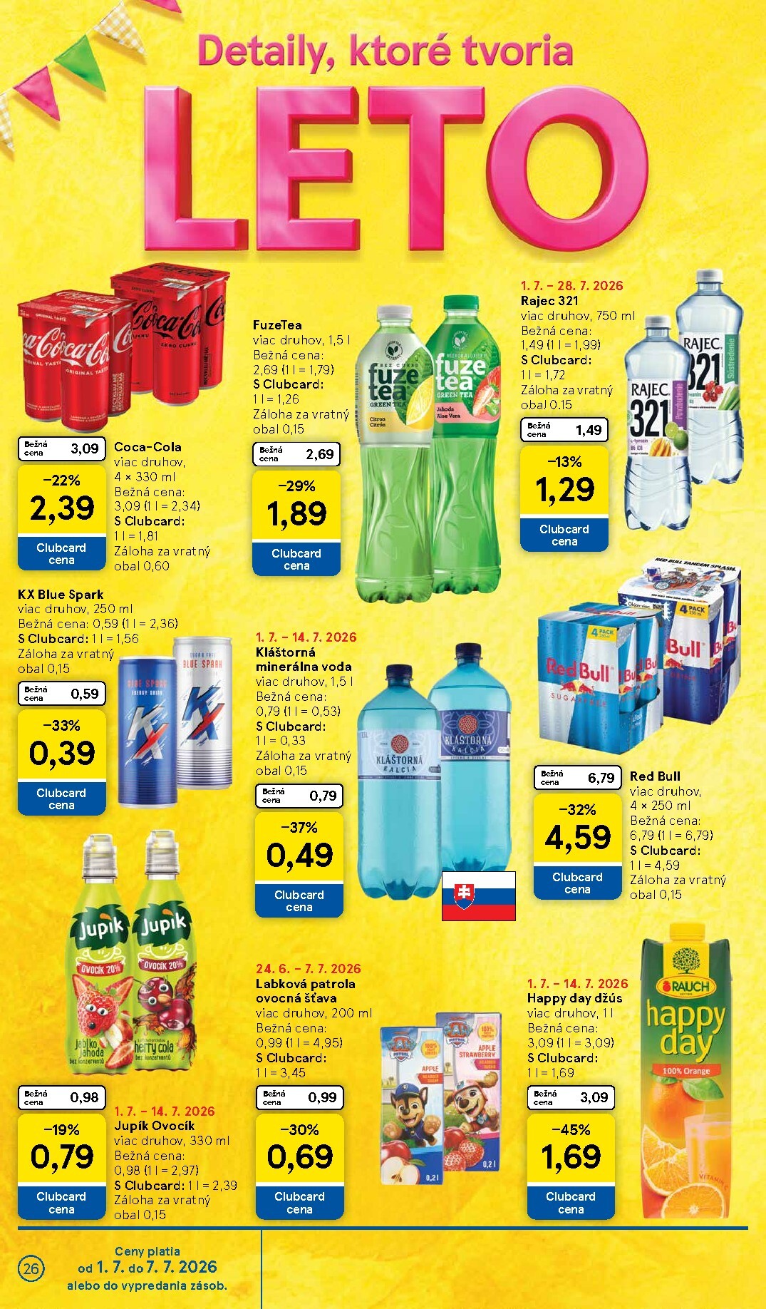 tesco - Nový Tesco leták od stredy, 01.07.2026 do utorka, 07.07.2026 - page: 26