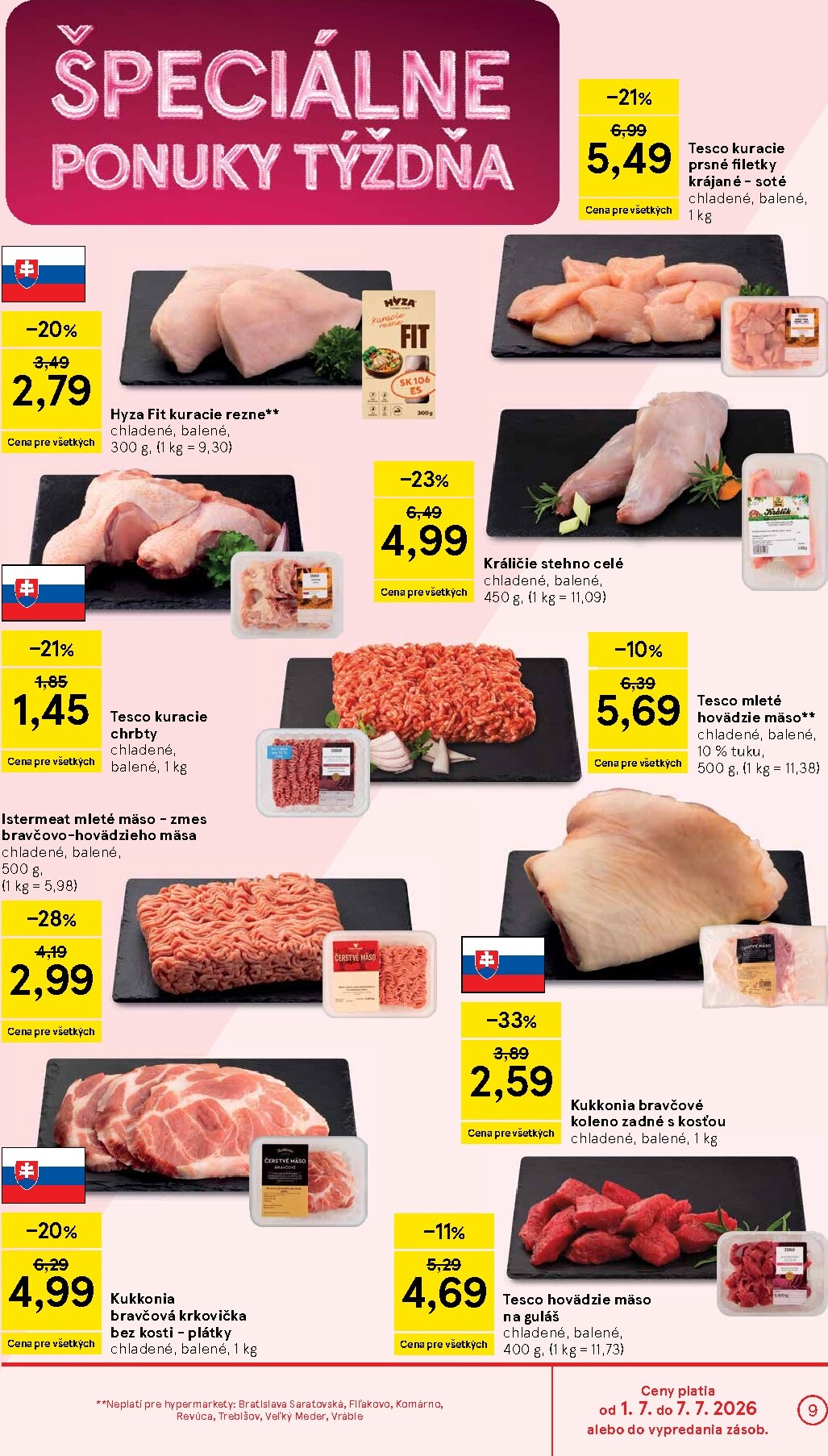 tesco - Nový Tesco leták od stredy, 01.07.2026 do utorka, 07.07.2026 - page: 9