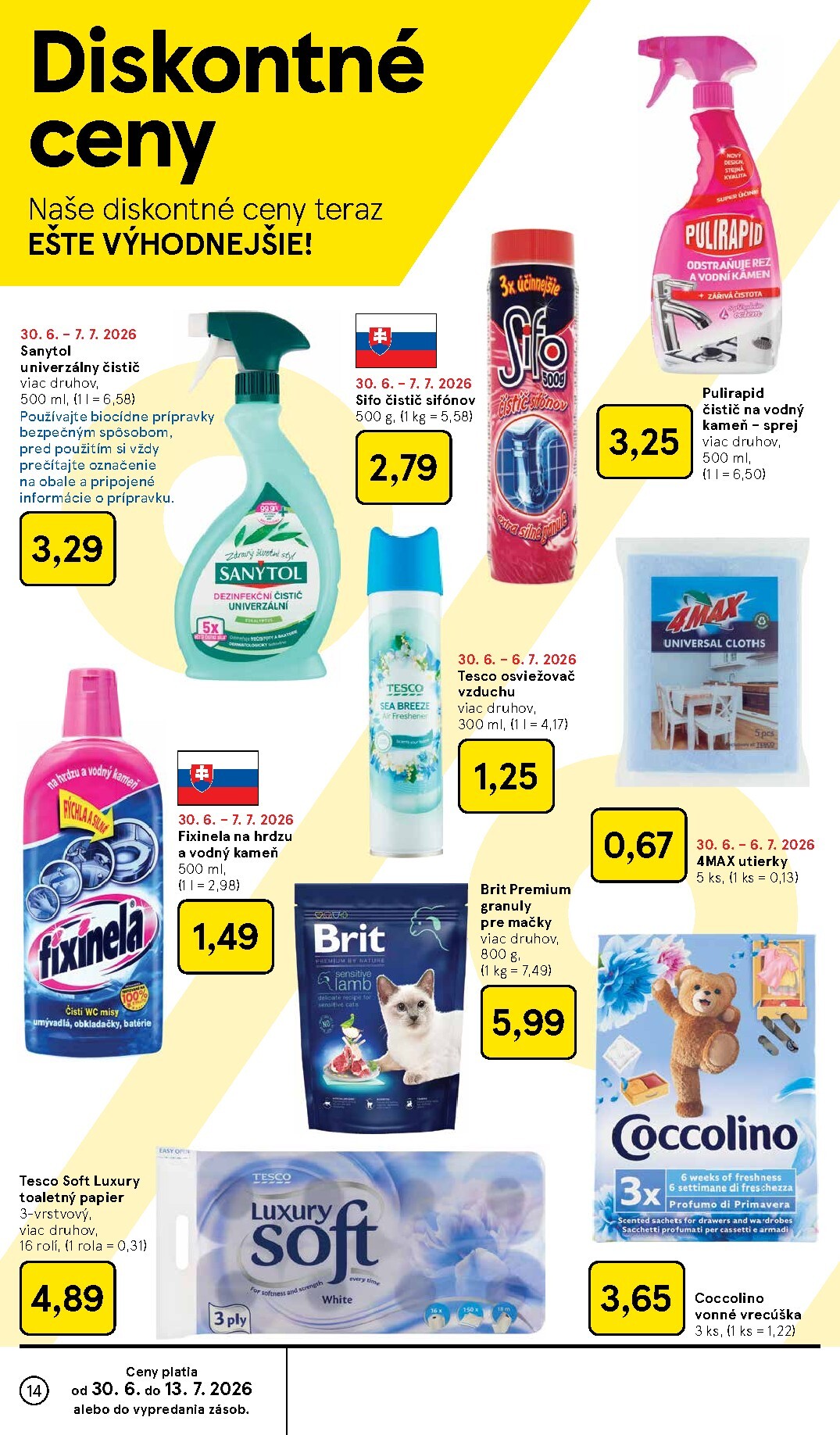 tesco - Nový Tesco leták od stredy, 01.07.2026 do utorka, 07.07.2026 - page: 14