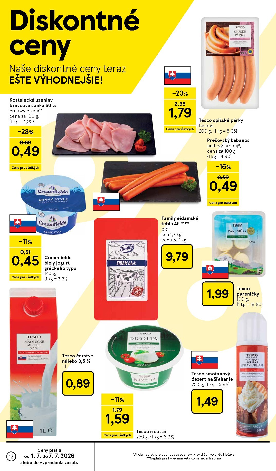 tesco - Nový Tesco leták od stredy, 01.07.2026 do utorka, 07.07.2026 - page: 12