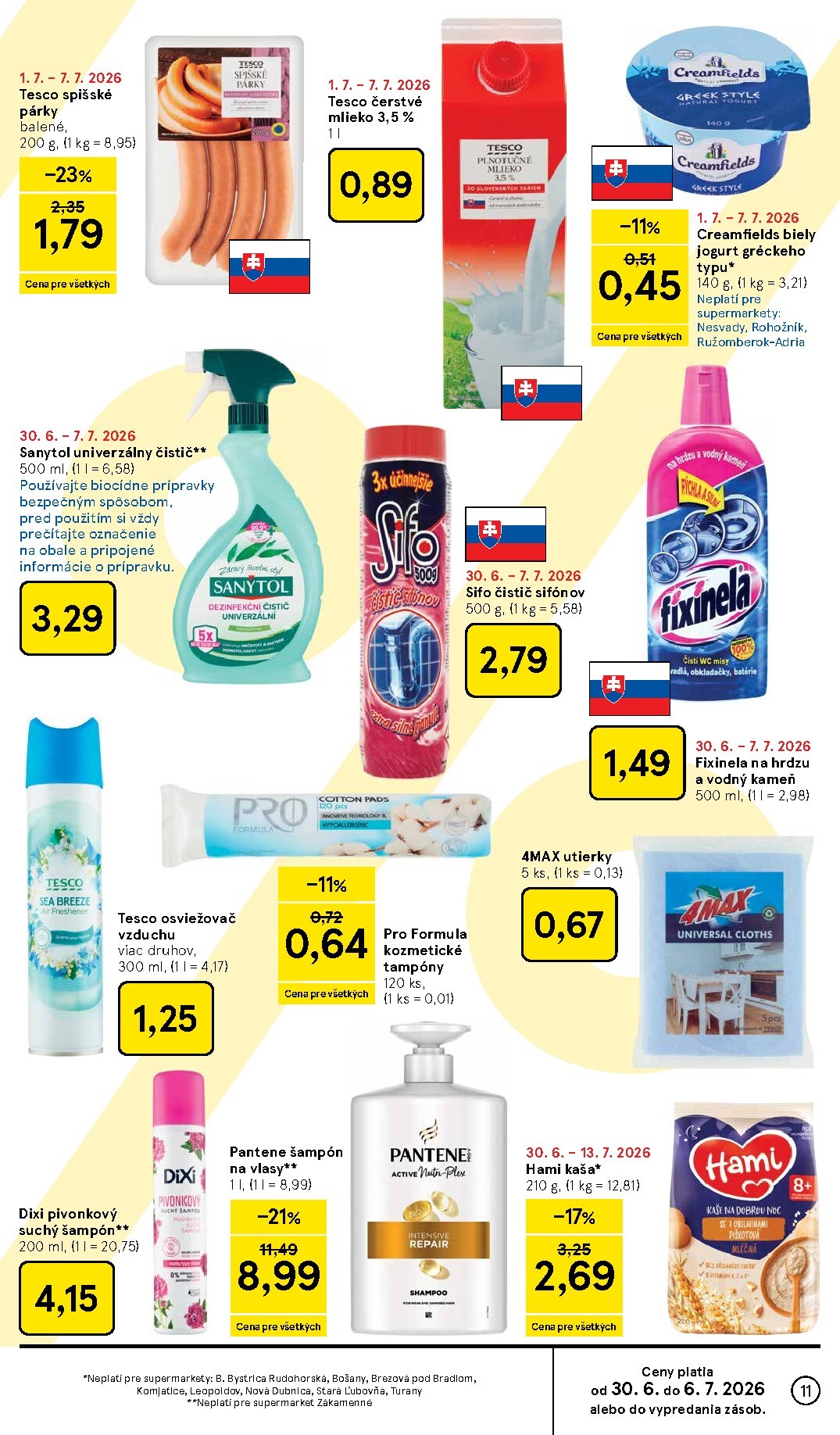 tesco - Nový Tesco supermarket leták od stredy, 01.07.2026 do utorka, 07.07.2026 - page: 11