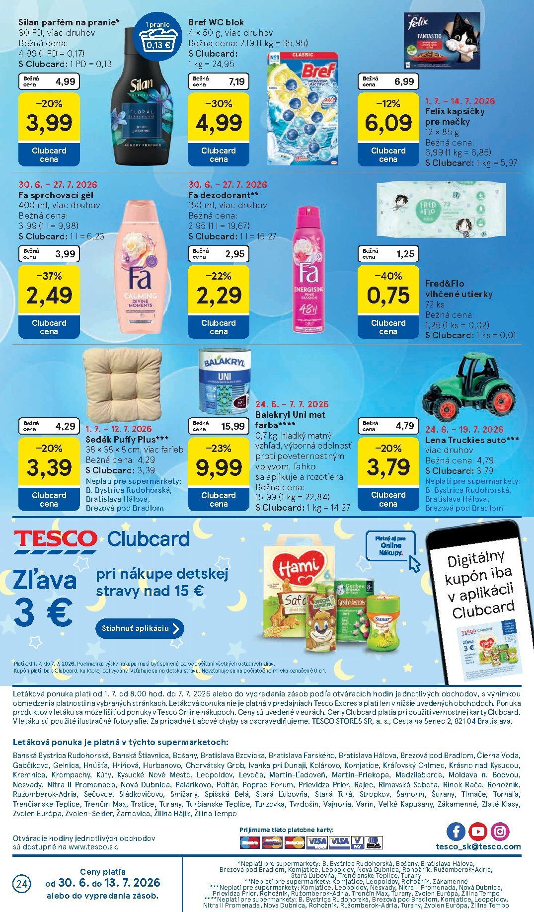 tesco - Nový Tesco supermarket leták od stredy, 01.07.2026 do utorka, 07.07.2026 - page: 24