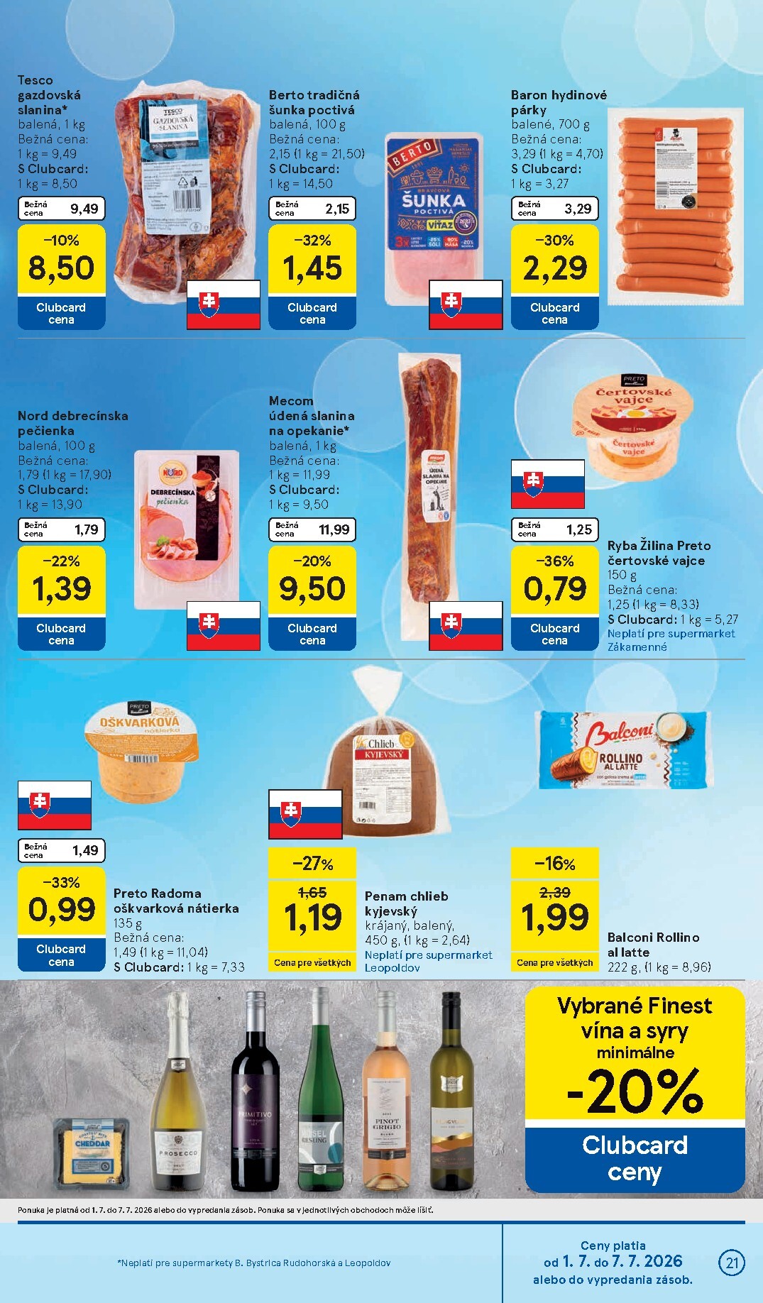 tesco - Nový Tesco supermarket leták od stredy, 01.07.2026 do utorka, 07.07.2026 - page: 21