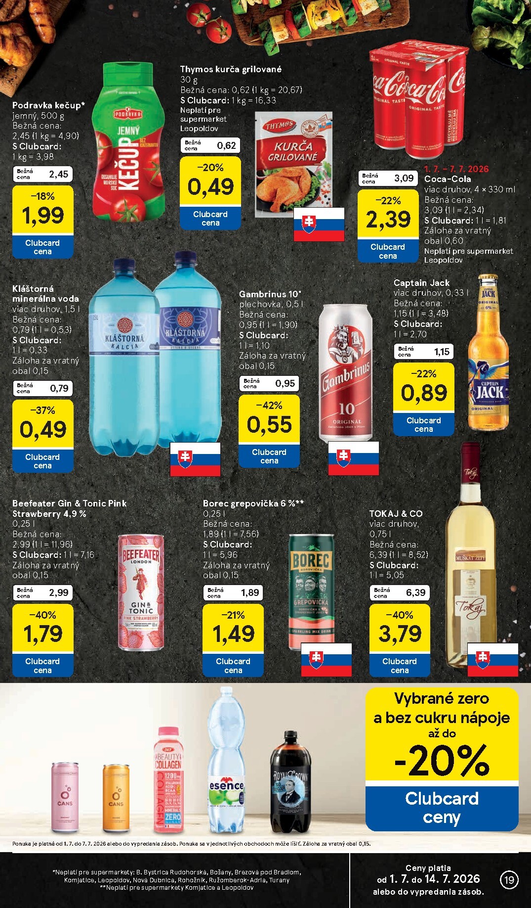 tesco - Nový Tesco supermarket leták od stredy, 01.07.2026 do utorka, 07.07.2026 - page: 19