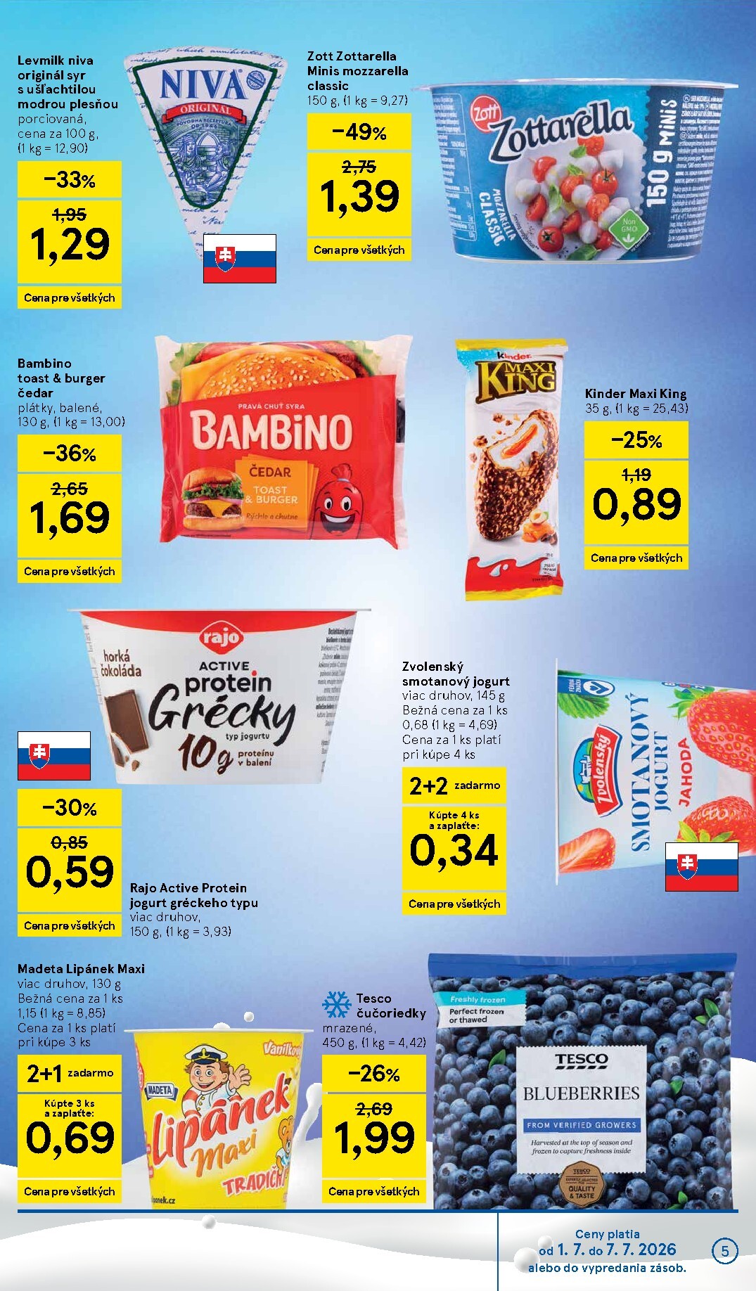 tesco - Nový Tesco supermarket leták od stredy, 01.07.2026 do utorka, 07.07.2026 - page: 5