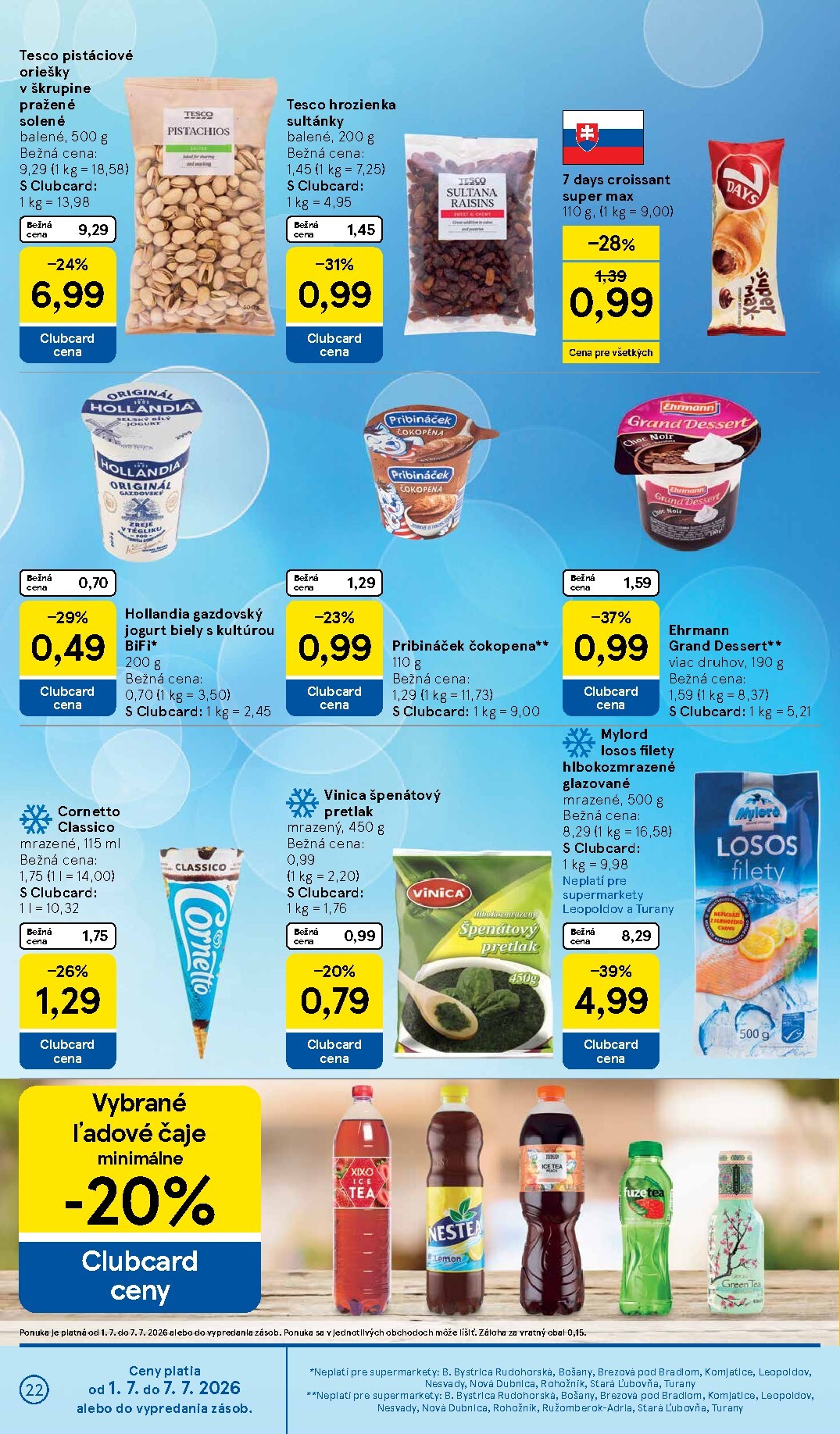 tesco - Nový Tesco supermarket leták od stredy, 01.07.2026 do utorka, 07.07.2026 - page: 22