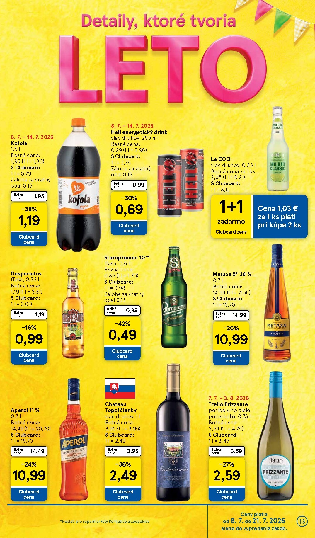 tesco - Nový Tesco - Supermarket leták od stredy, 08.07.2026 do utorka, 14.07.2026 - page: 13