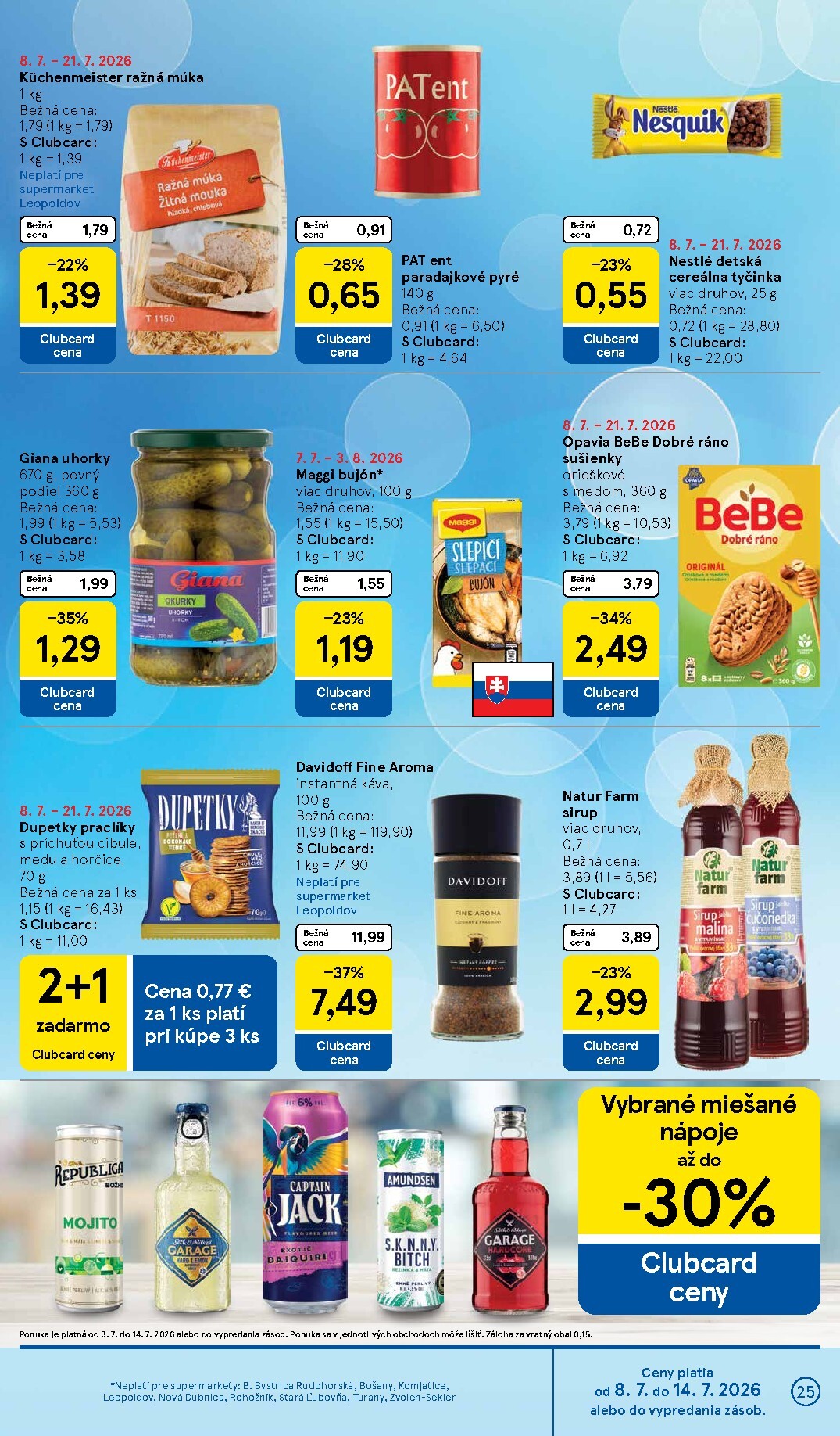 tesco - Nový Tesco - Supermarket leták od stredy, 08.07.2026 do utorka, 14.07.2026 - page: 25