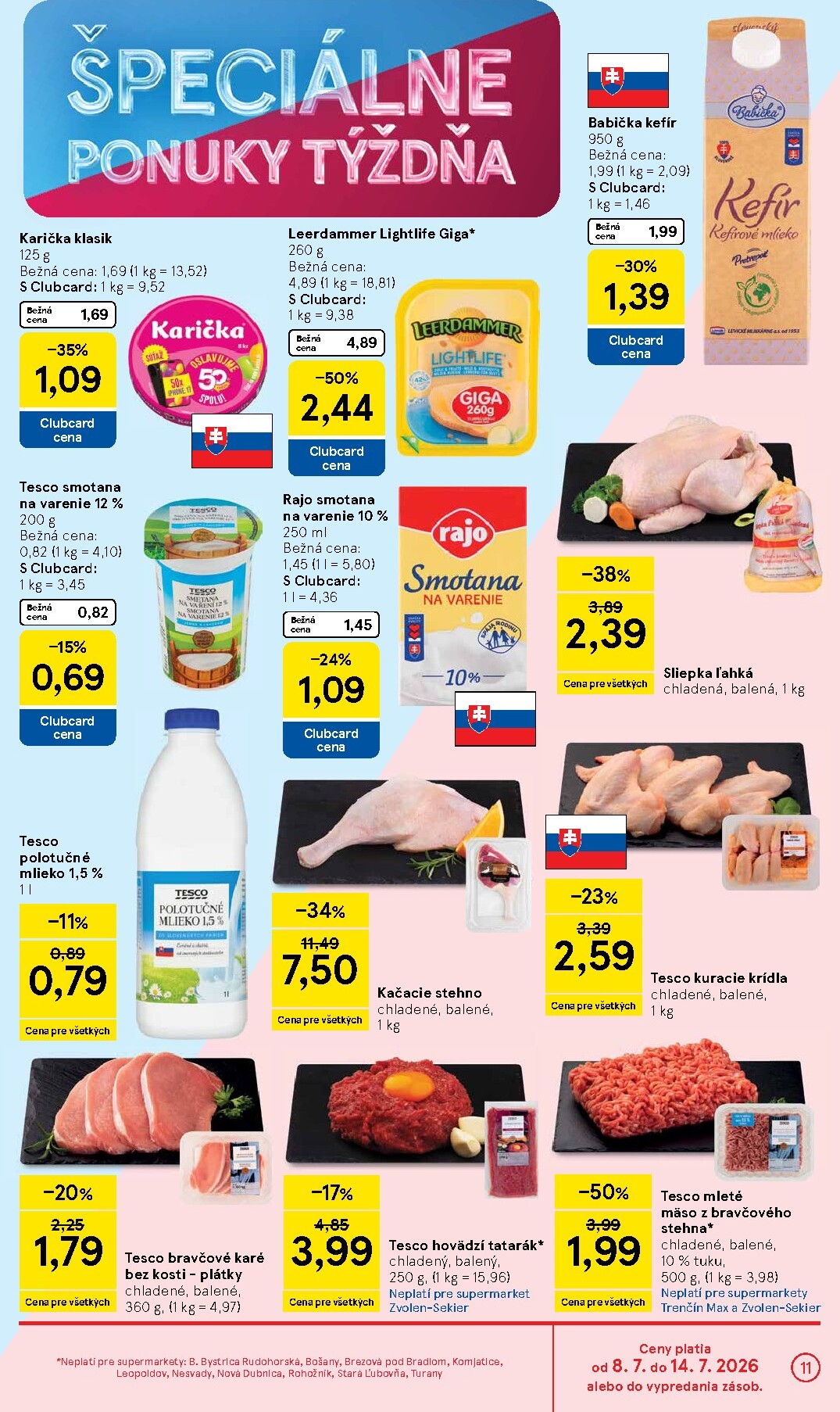 tesco - Nový Tesco - Supermarket leták od stredy, 08.07.2026 do utorka, 14.07.2026 - page: 11