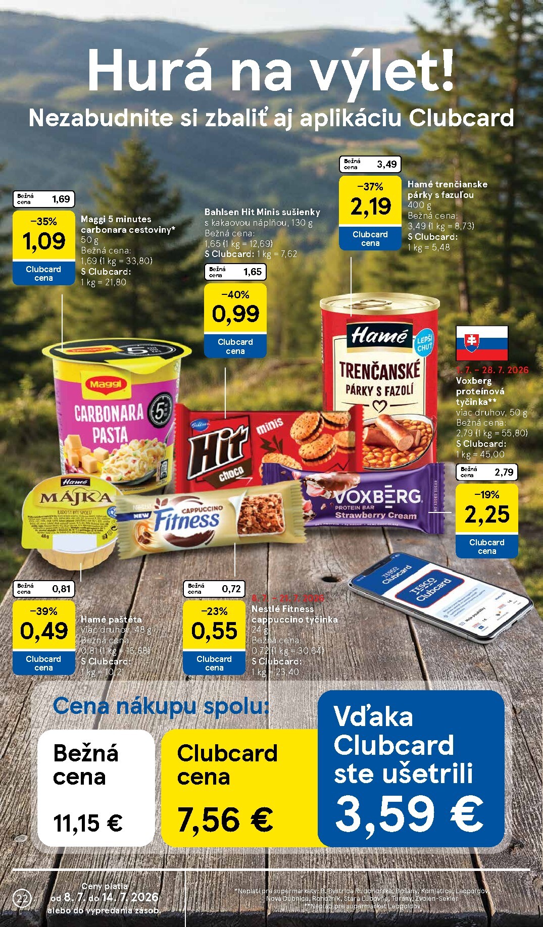 tesco - Nový Tesco - Supermarket leták od stredy, 08.07.2026 do utorka, 14.07.2026 - page: 22
