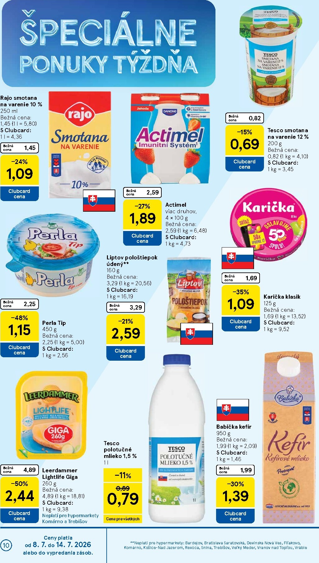 tesco - Nový Tesco leták od stredy, 08.07.2026 do utorka, 14.07.2026 - page: 10