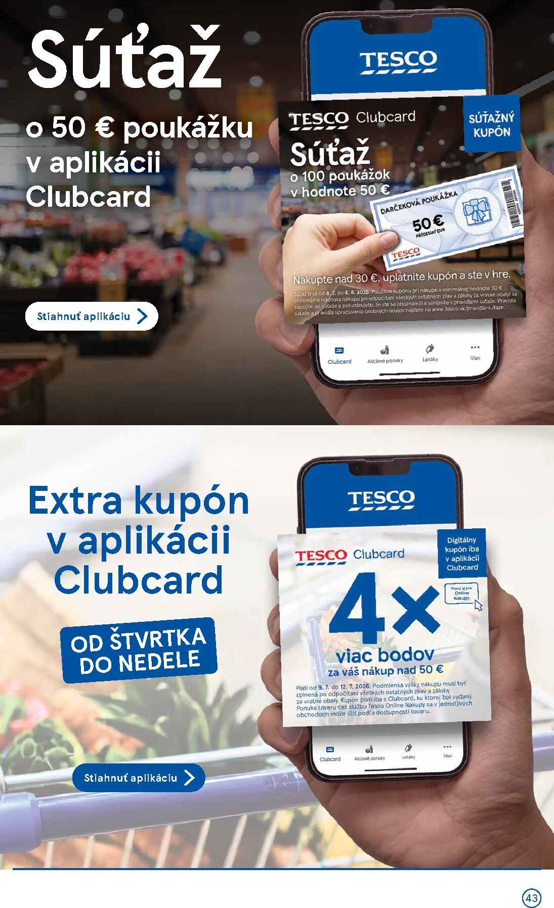 tesco - Nový Tesco leták od stredy, 08.07.2026 do utorka, 14.07.2026 - page: 43