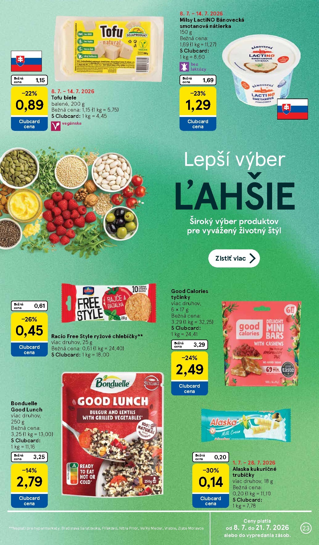 tesco - Nový Tesco leták od stredy, 08.07.2026 do utorka, 14.07.2026 - page: 23