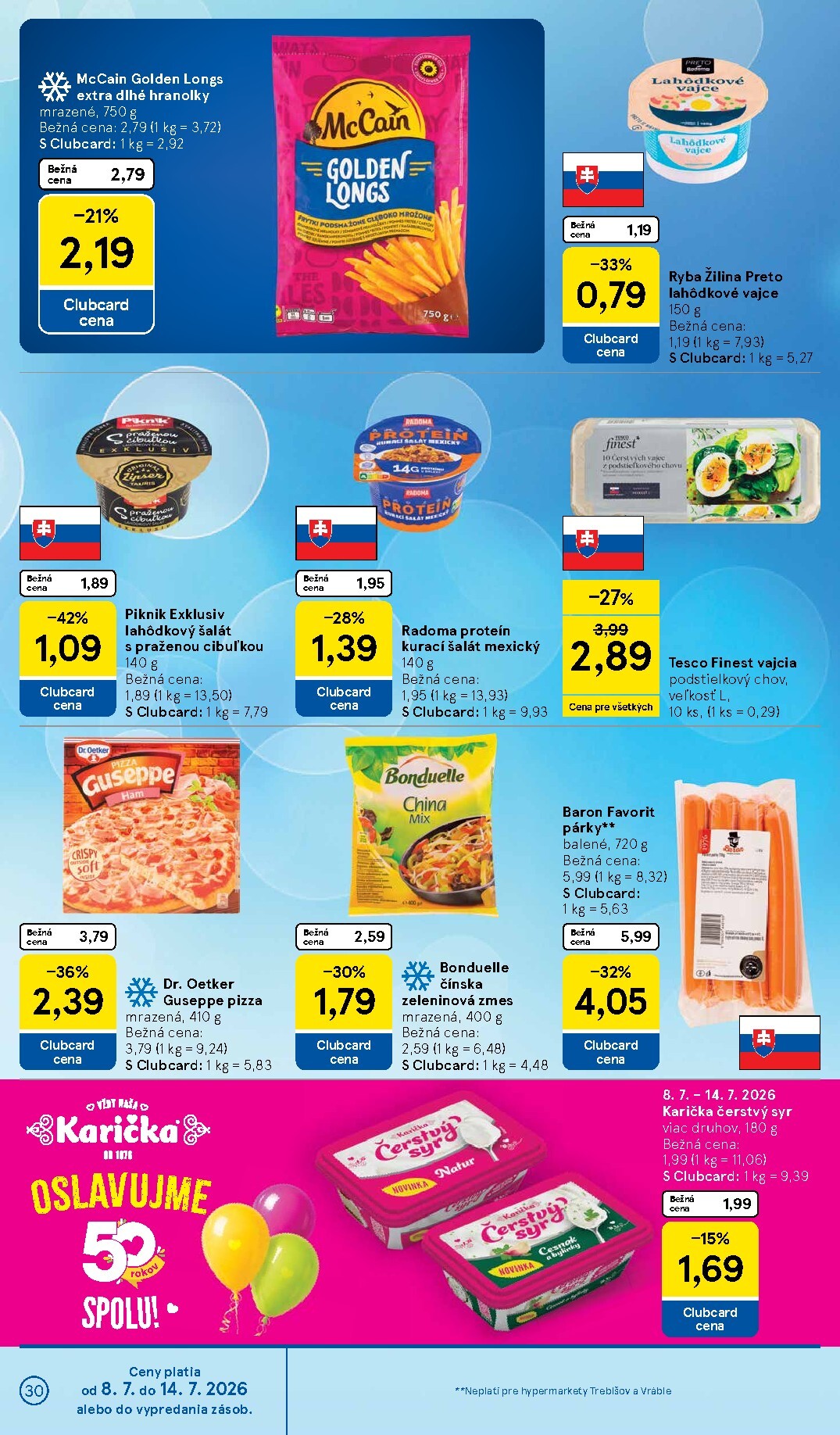 tesco - Nový Tesco leták od stredy, 08.07.2026 do utorka, 14.07.2026 - page: 30