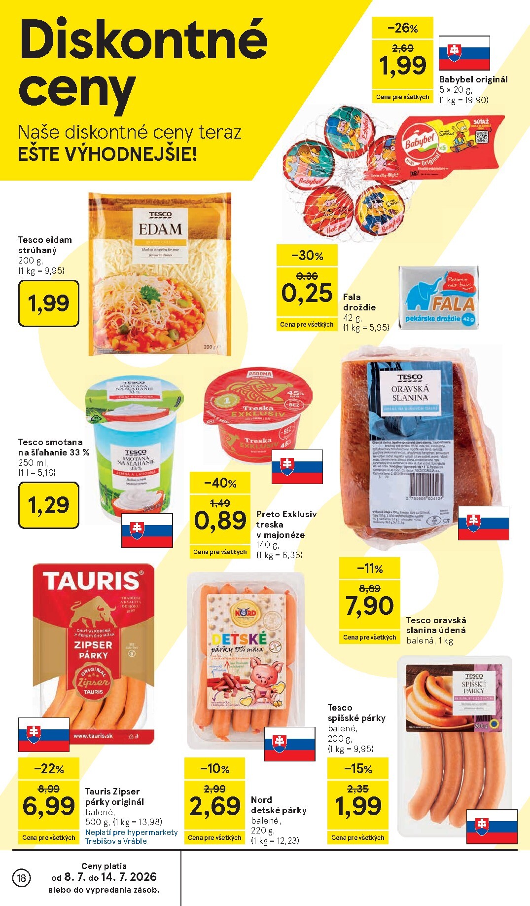 tesco - Nový Tesco leták od stredy, 08.07.2026 do utorka, 14.07.2026 - page: 18
