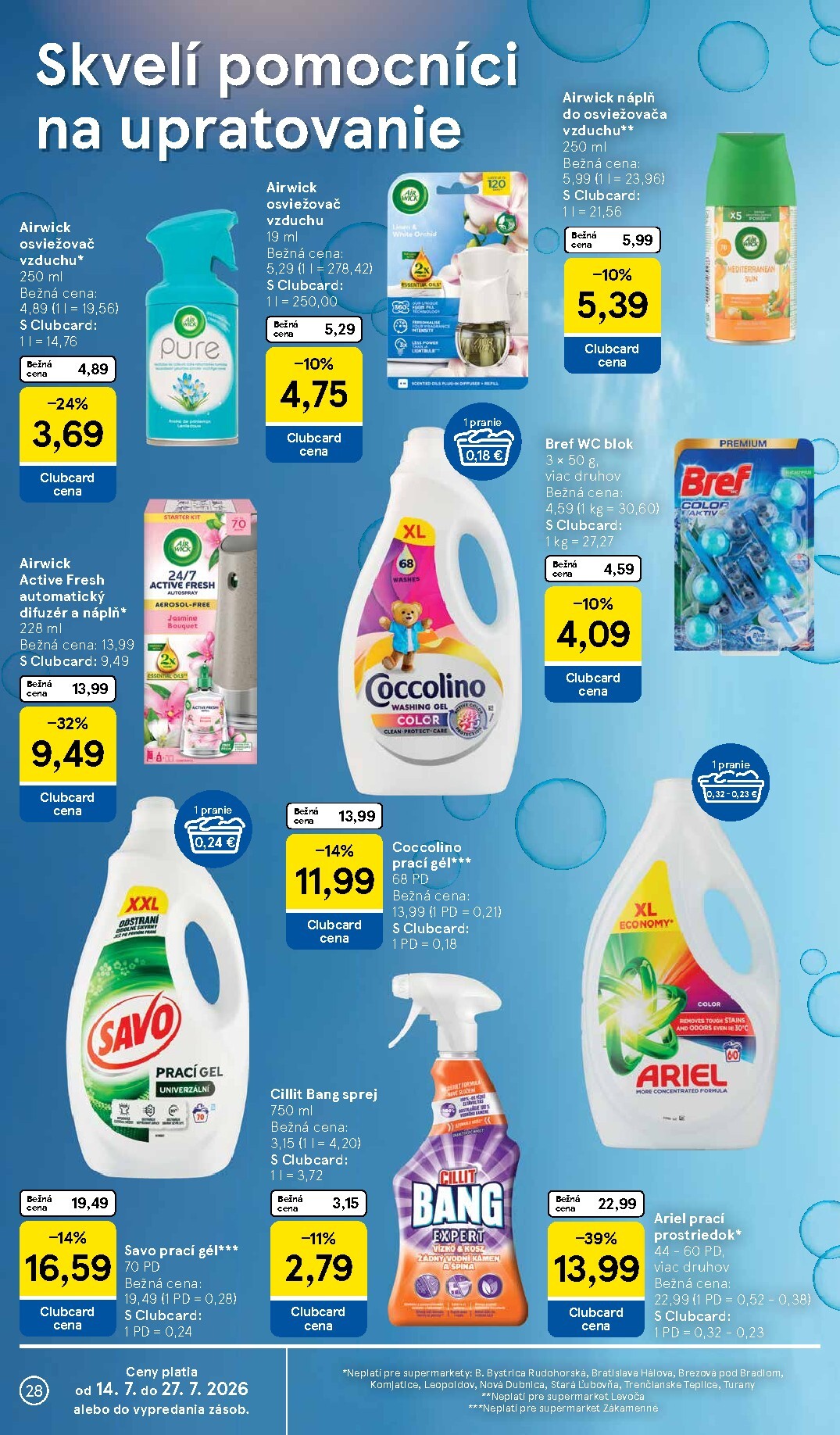 tesco - Nový Tesco supermarket leták od stredy, 15.07.2026 do utorka, 21.07.2026 - page: 28