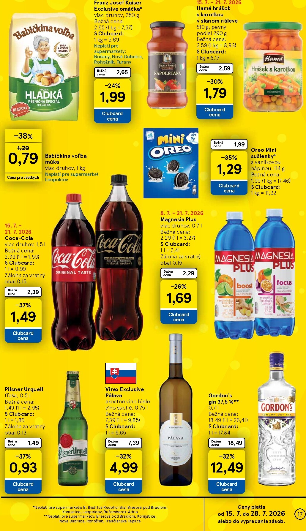 tesco - Nový Tesco supermarket leták od stredy, 15.07.2026 do utorka, 21.07.2026 - page: 17