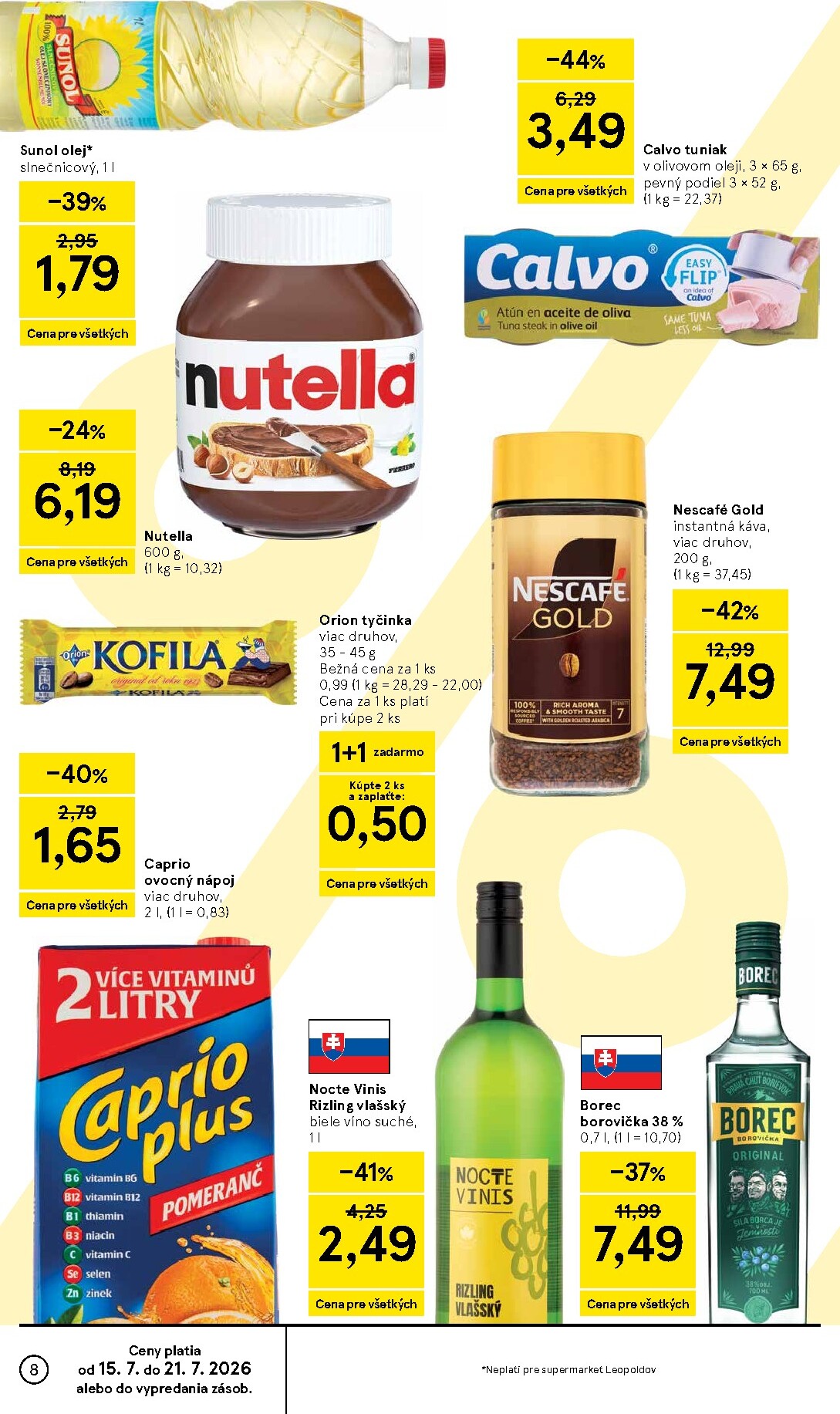 tesco - Nový Tesco supermarket leták od stredy, 15.07.2026 do utorka, 21.07.2026 - page: 8