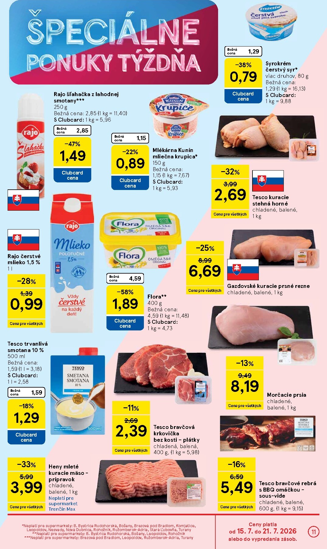 tesco - Nový Tesco supermarket leták od stredy, 15.07.2026 do utorka, 21.07.2026 - page: 11
