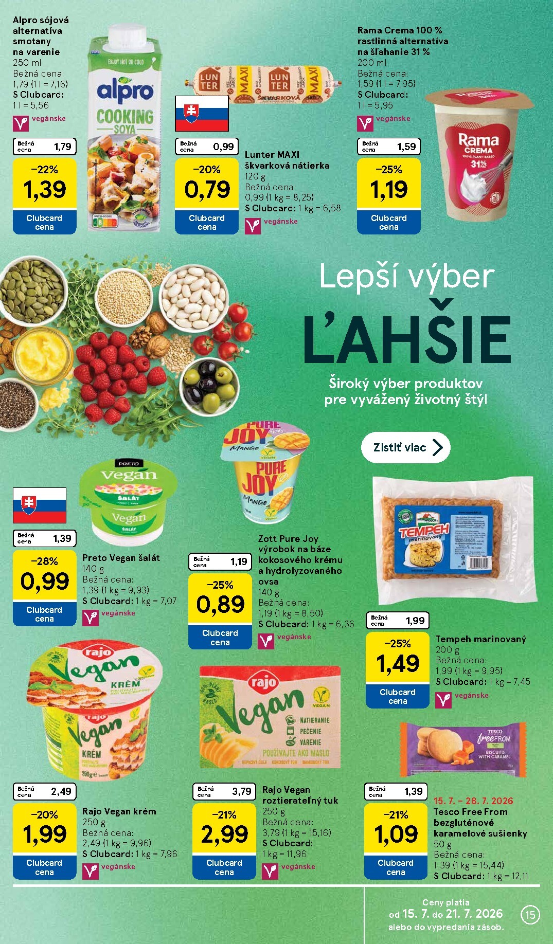 tesco - Nový Tesco supermarket leták od stredy, 15.07.2026 do utorka, 21.07.2026 - page: 15